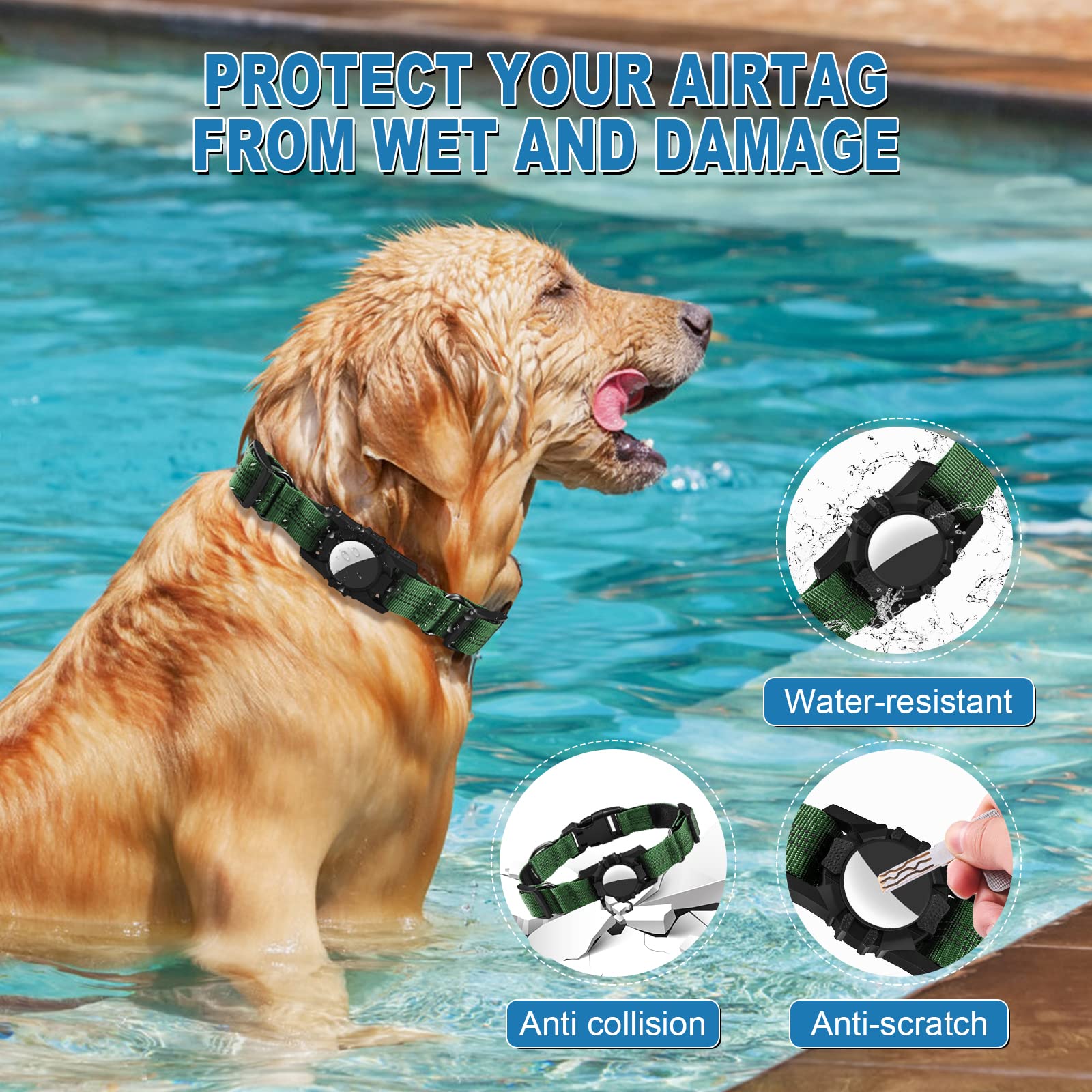 Dog Collar, Reflective Dog Collar -Like New