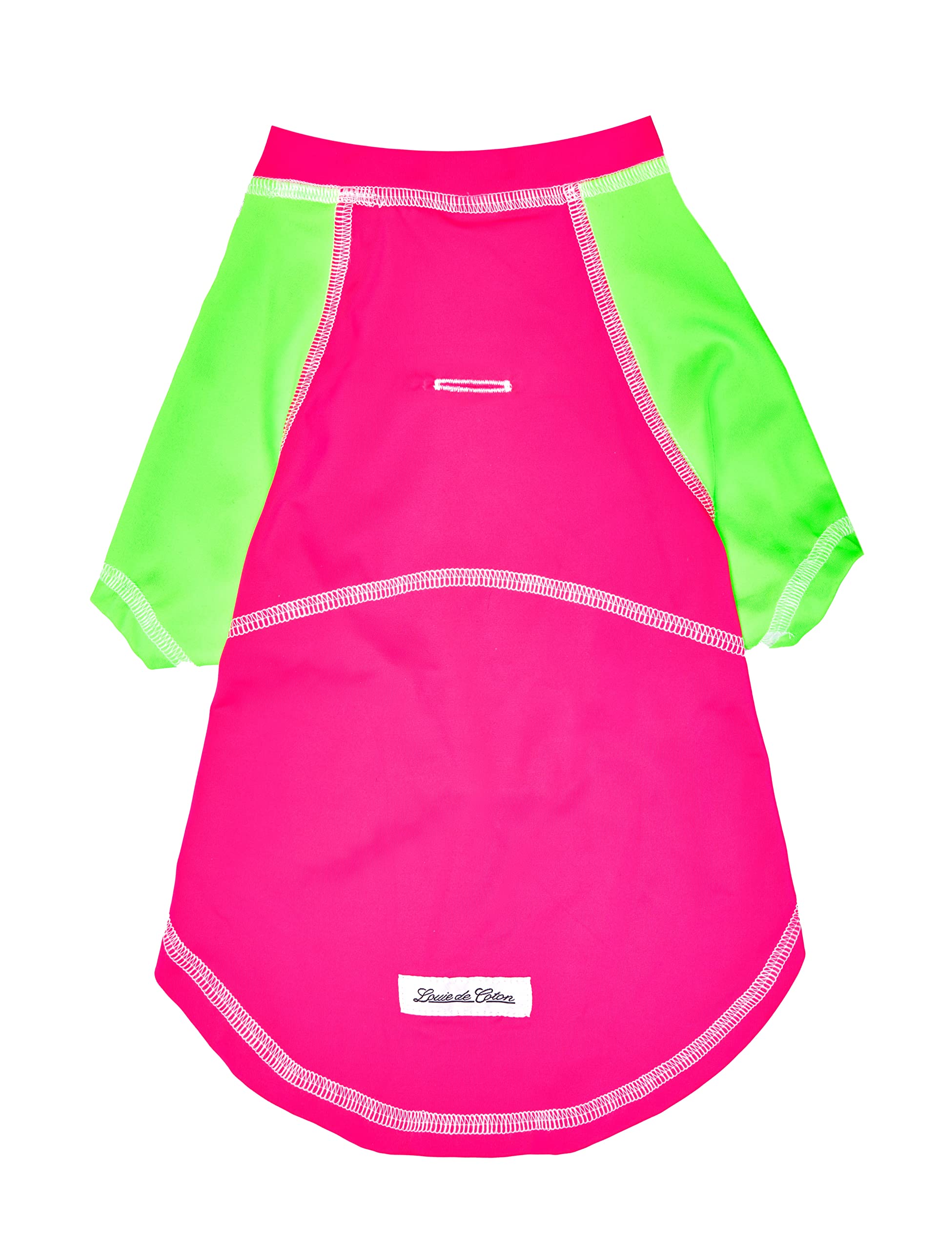 Louie de Coton Cooling Dog Sun Shirt with UPF50 + Sun Protection Tshirt for Dogs Size: XXL | UV Protection Cooling T-Shirt for D