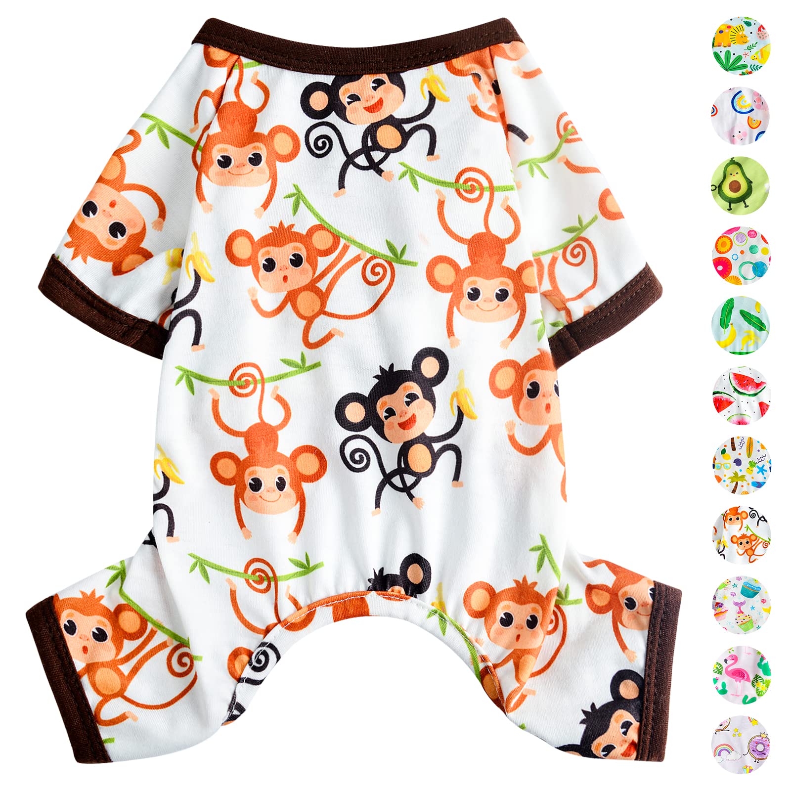 Dog Pajamas Pjs Summer Dog Clothes for Small Dogs Boy Girl Puppy Pajamas for Small Dogs Chihuahua Clothes Pet Onesies Doggie Out