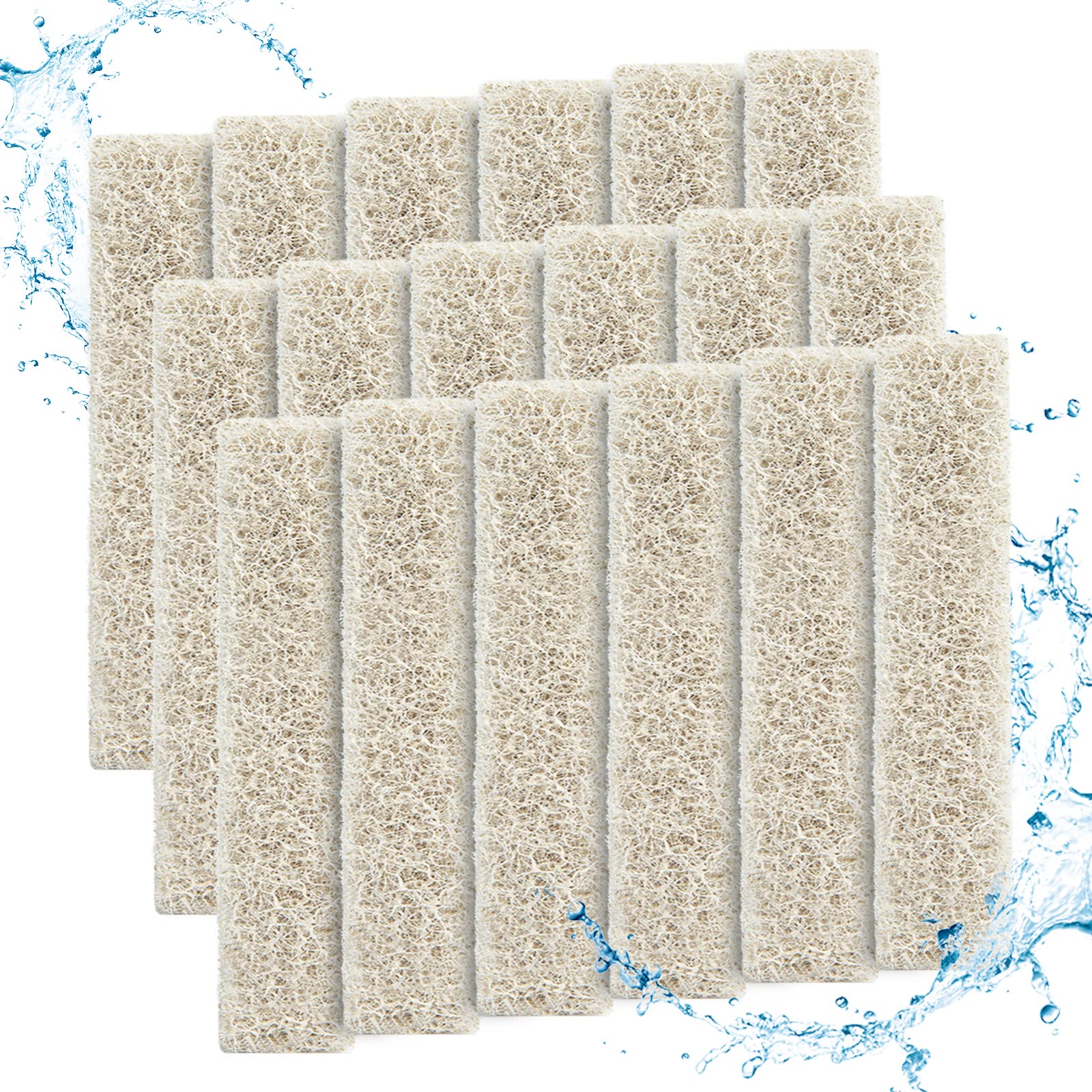 Hitauing 18 Count Ammonia Reducer Filter Pads For Aqueon Quietflow Led Pro Model 20 And 75, Specialty Filter Pads For Aqueon Qui