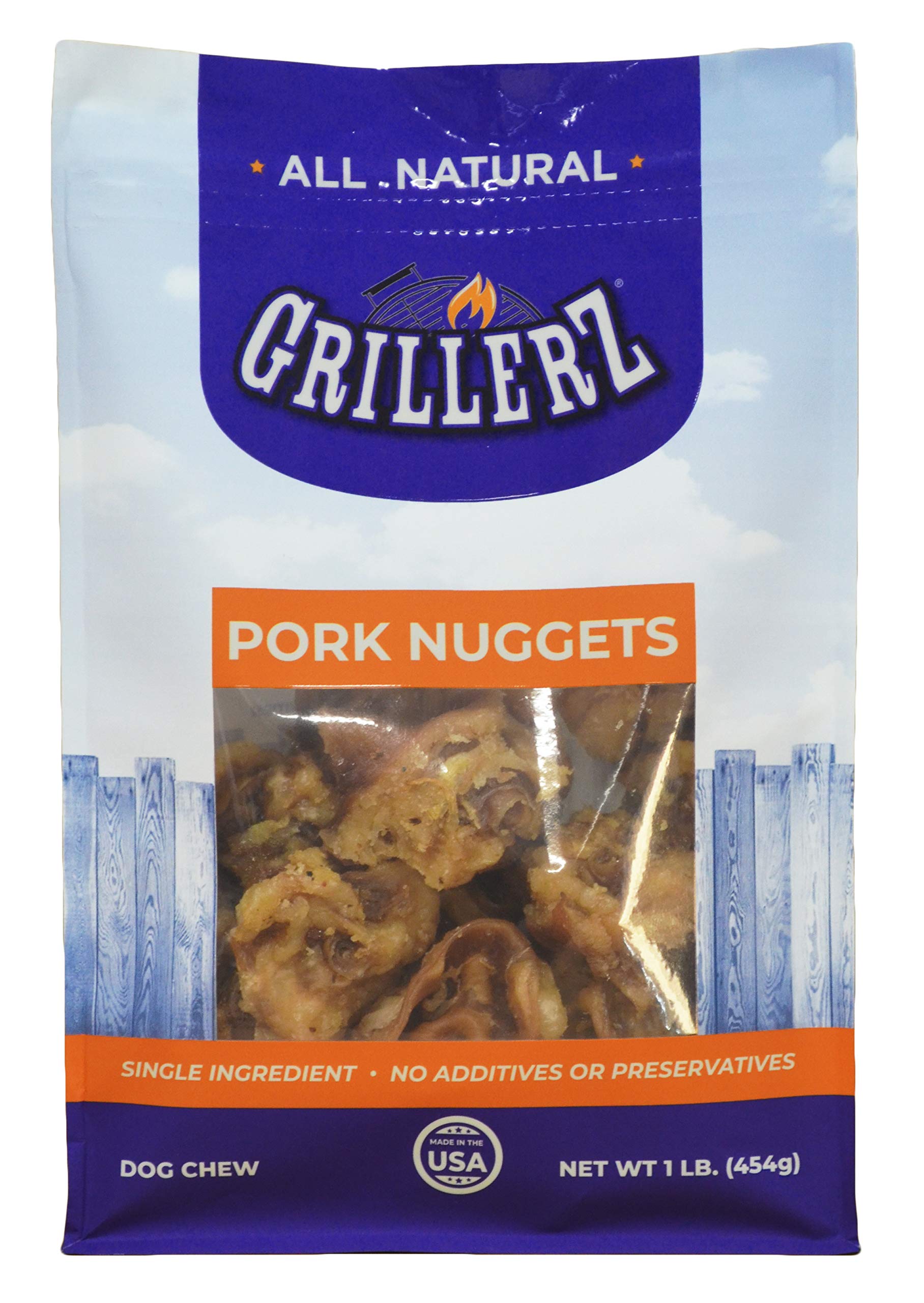 Grillerz All Natural Pork Nuggets Dog Chew