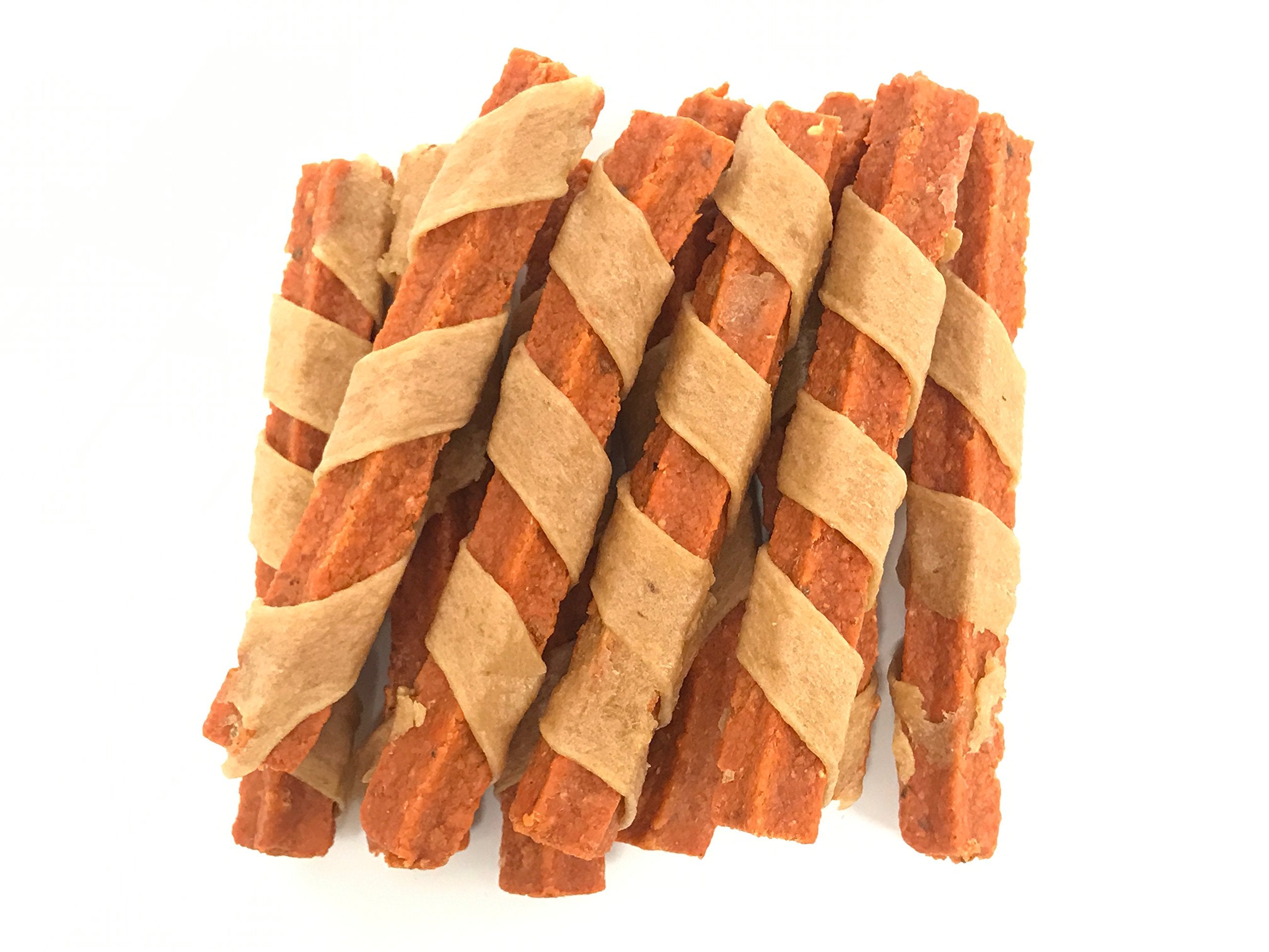 Carolina Prime Pet 45306 Chicken Wrapped Sweet Tater Stix Treat For Dogs ( 1 Pouch), One Size