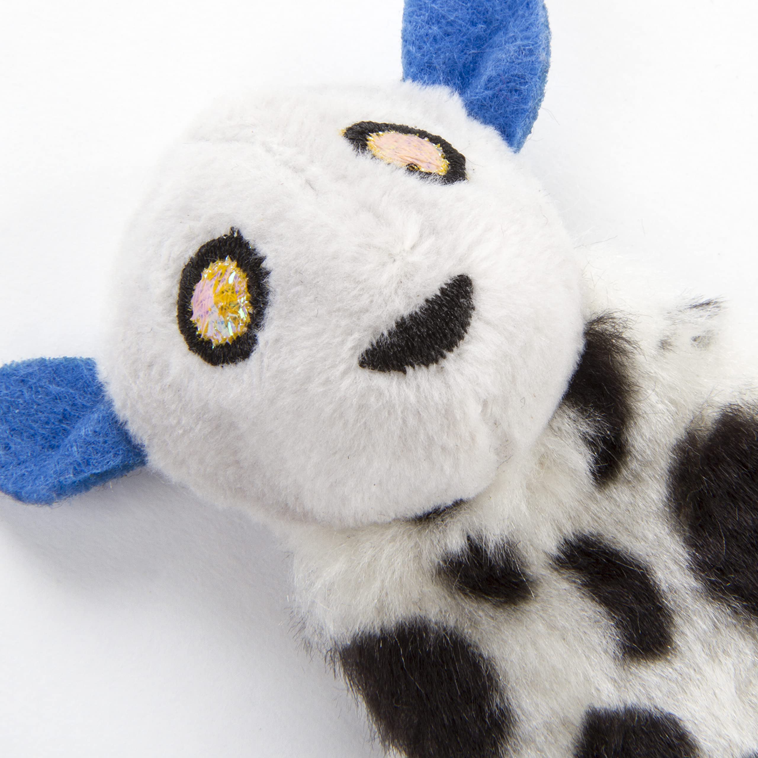 Petlinks Happynip Lemur Lights Electronic Light Cat Toy, Contains Silvervine & Catnip, Battery Powered - Black/White, One Size