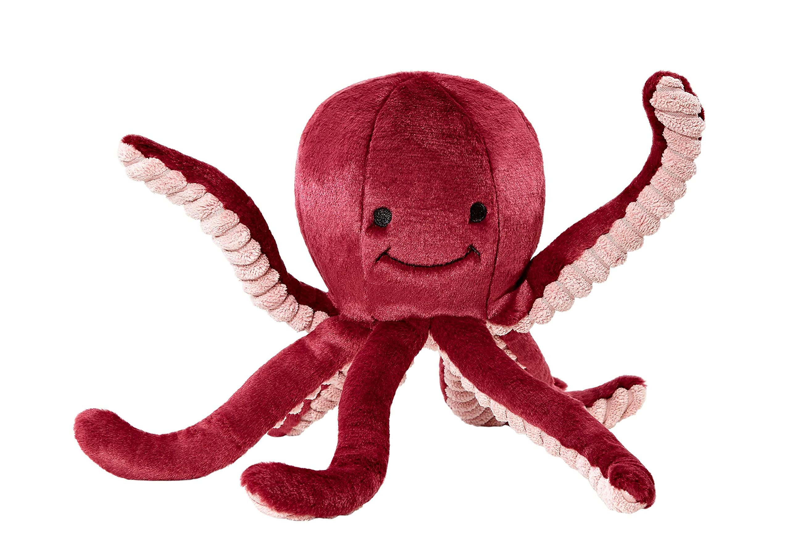 Fluff & Tuff Olympia Octopus Plush Dog Toy, 11 Inch, With Durable Tuffweb Mesh Liner
