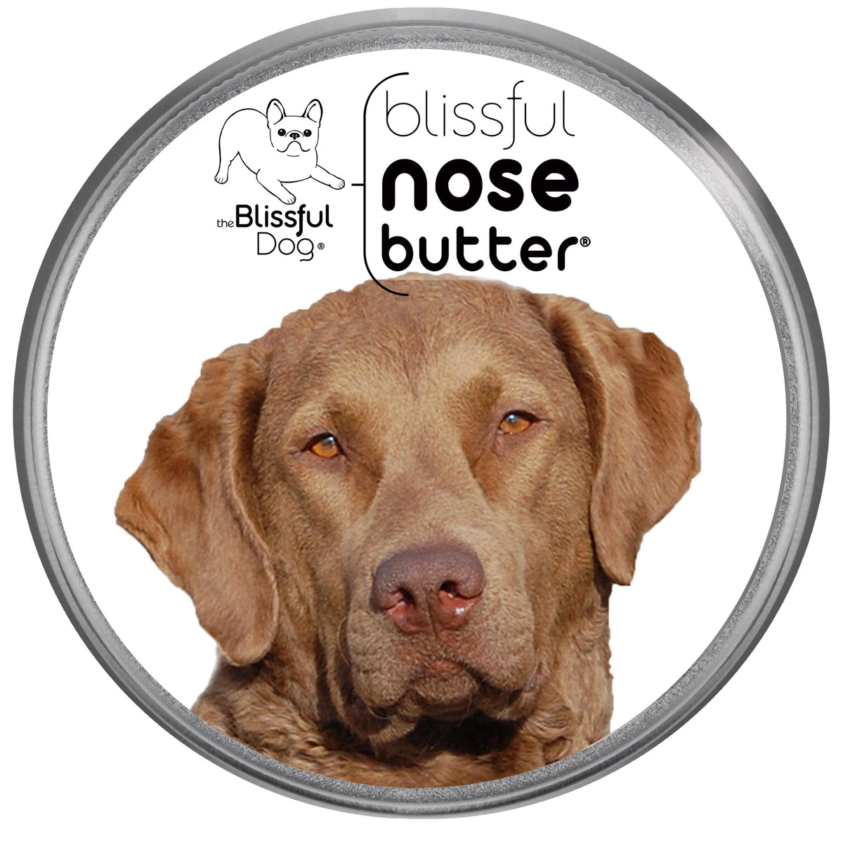 The Blissful Dog Chesapeake Bay Retriever Unscented Nose Butter, 4-Ounce