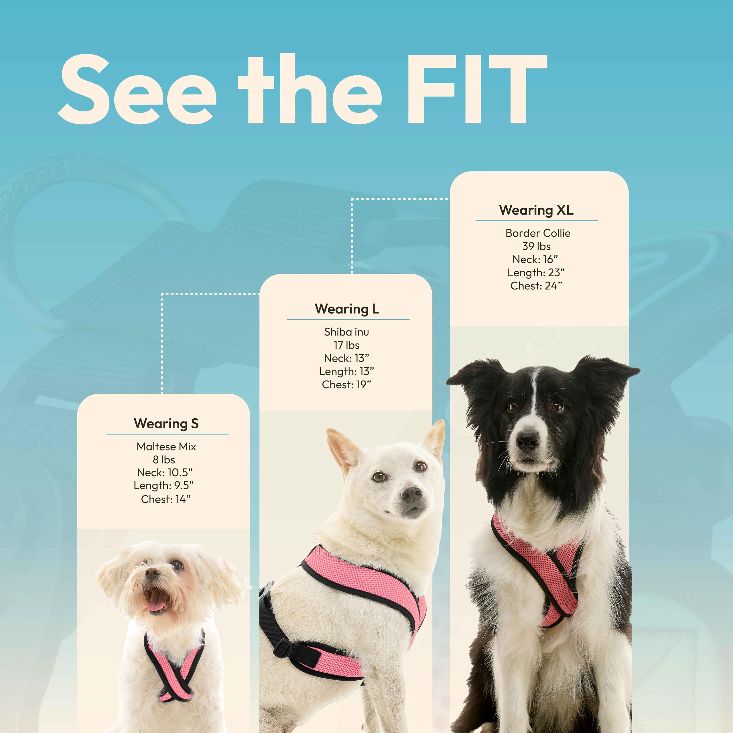 Gooby Comfort X Harness Dual Snap Mesh In Dog Harness - Watermelon, X-Large