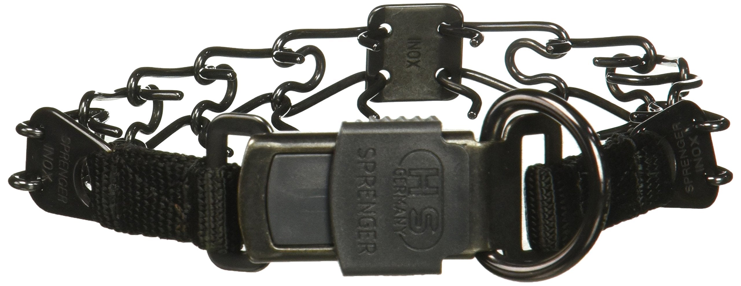 Herm Sprenger Black Stainless Steel 16' Prong Collar, One Size