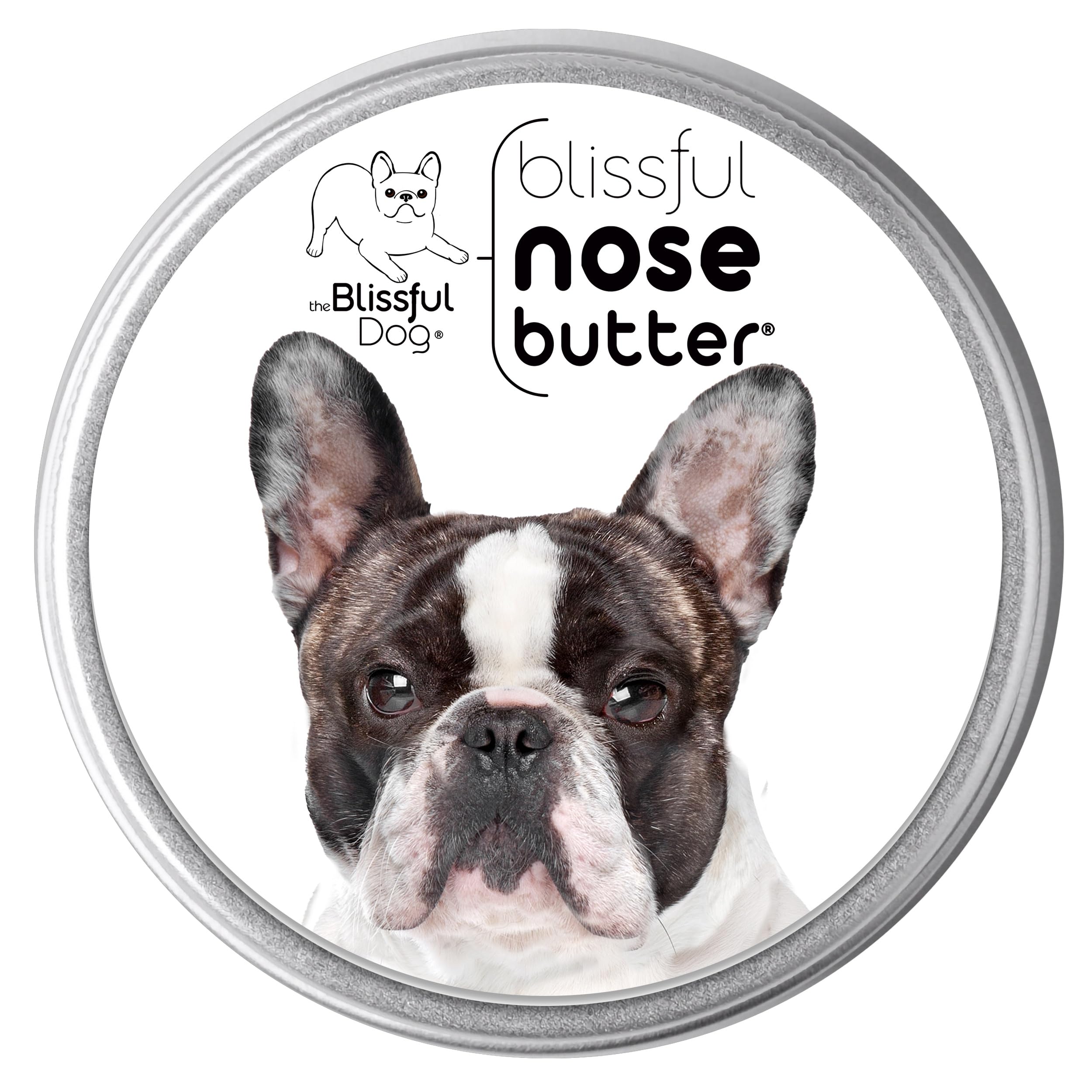 The Blissful Dog French Bulldog Pied Unscented Nose Butter - Dog Nose Butter, 4 Ounce