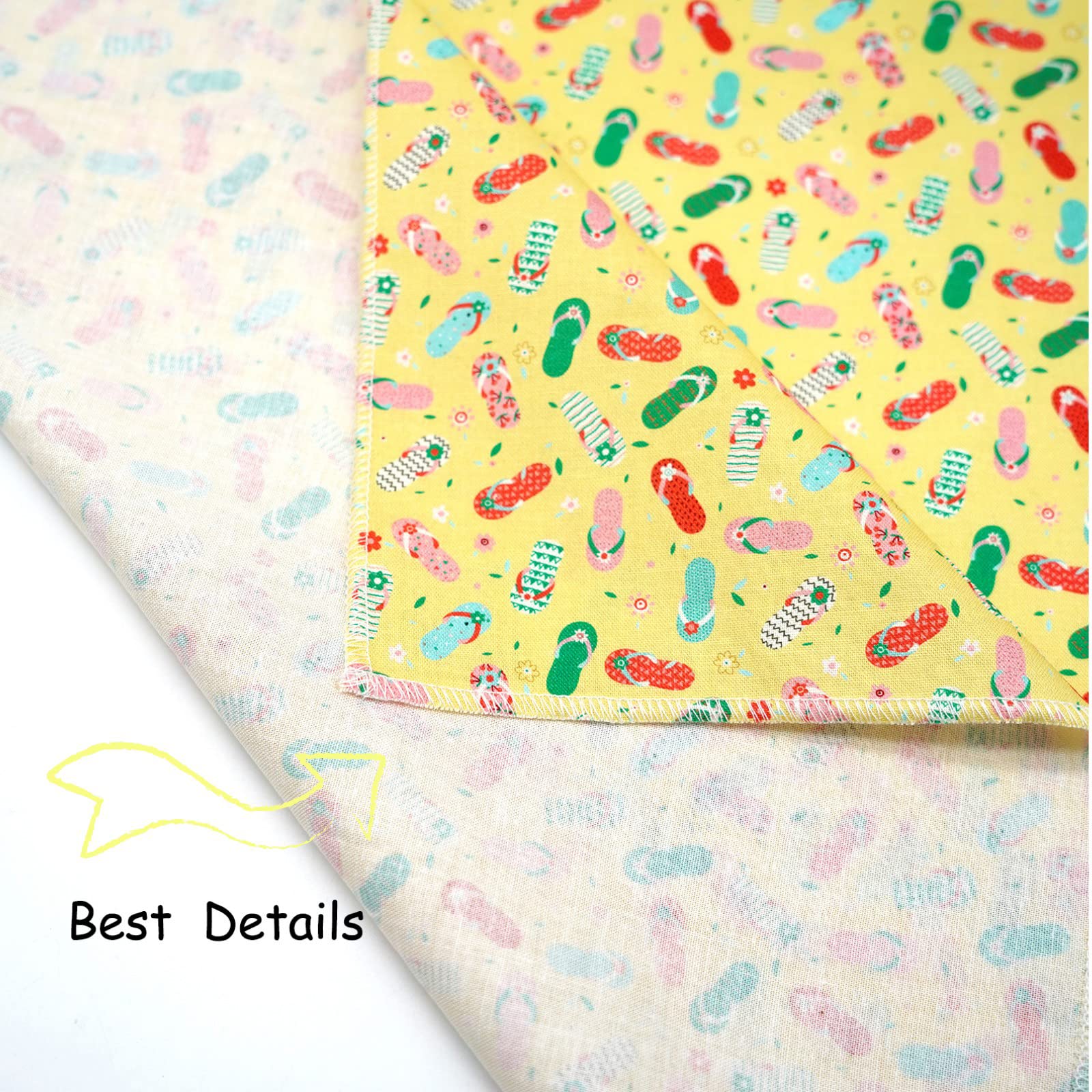 Elegant Little Tail Dog Bandana - Pet Summer Gift Bibs Scarf, Soft Adjustable Square Kerchief For Small Dogs And Cats