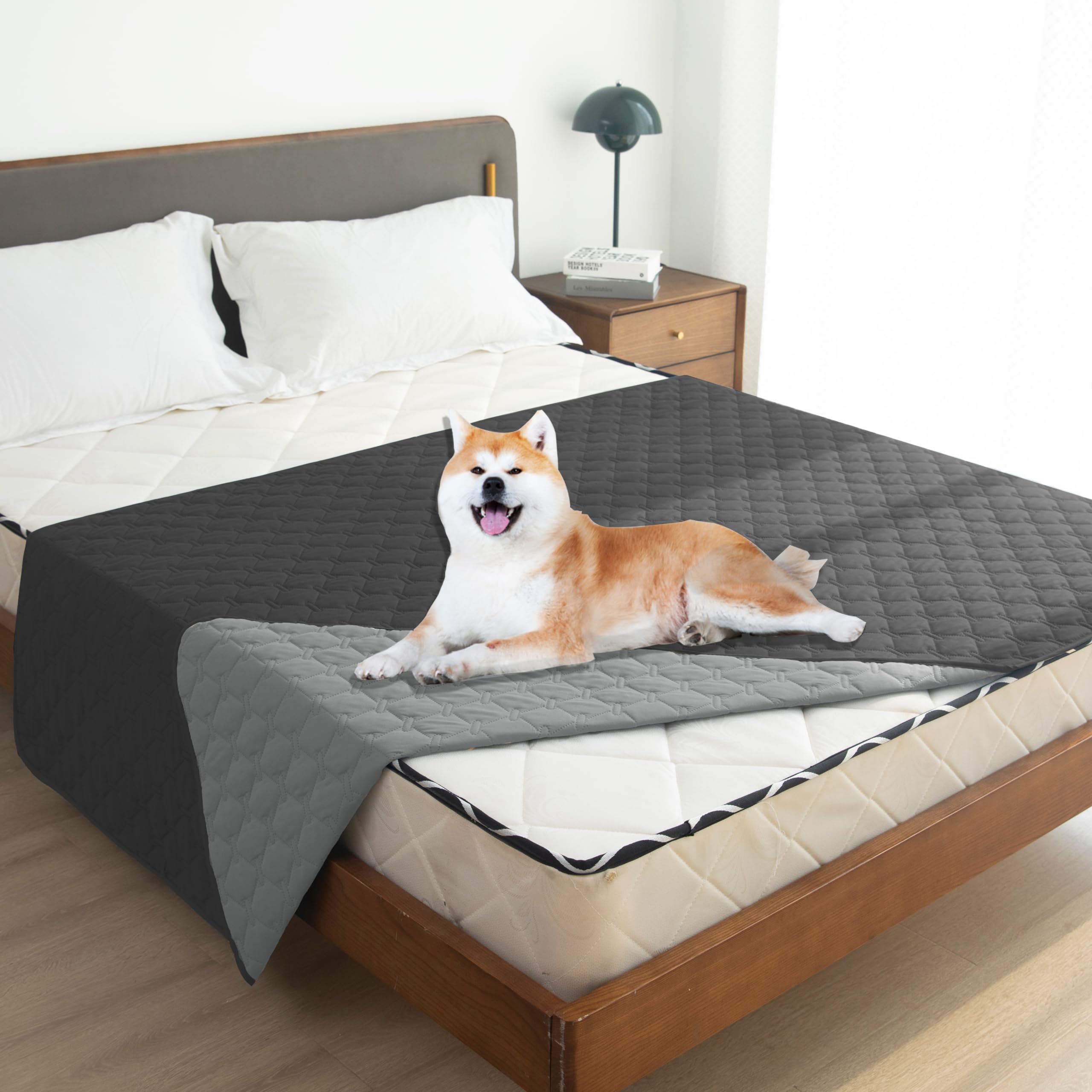Gogobunny 100% Double Sided Waterproof Dog Blanket Soft Pet Bed Cover Reversible Protect Furniture Couch Sofa Car For Puppy Larg