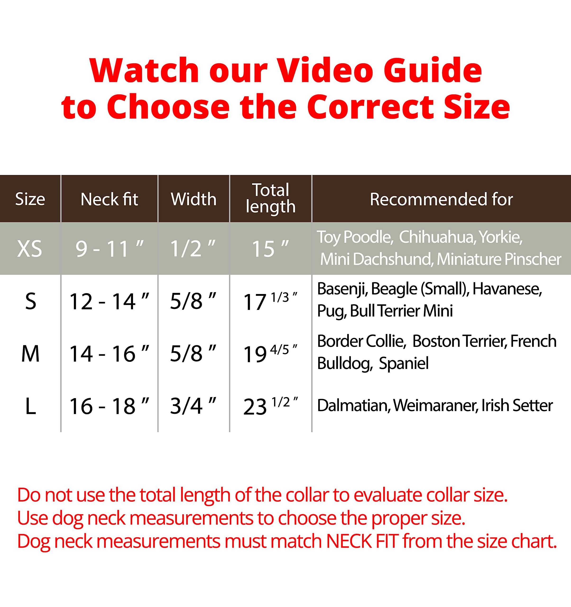 BRONZEDOG Rolled Leather Dog Collar for Small Medium Large Dogs, Genuine Smooth Leather, Coffee Brown, XS: 9-11 Inch