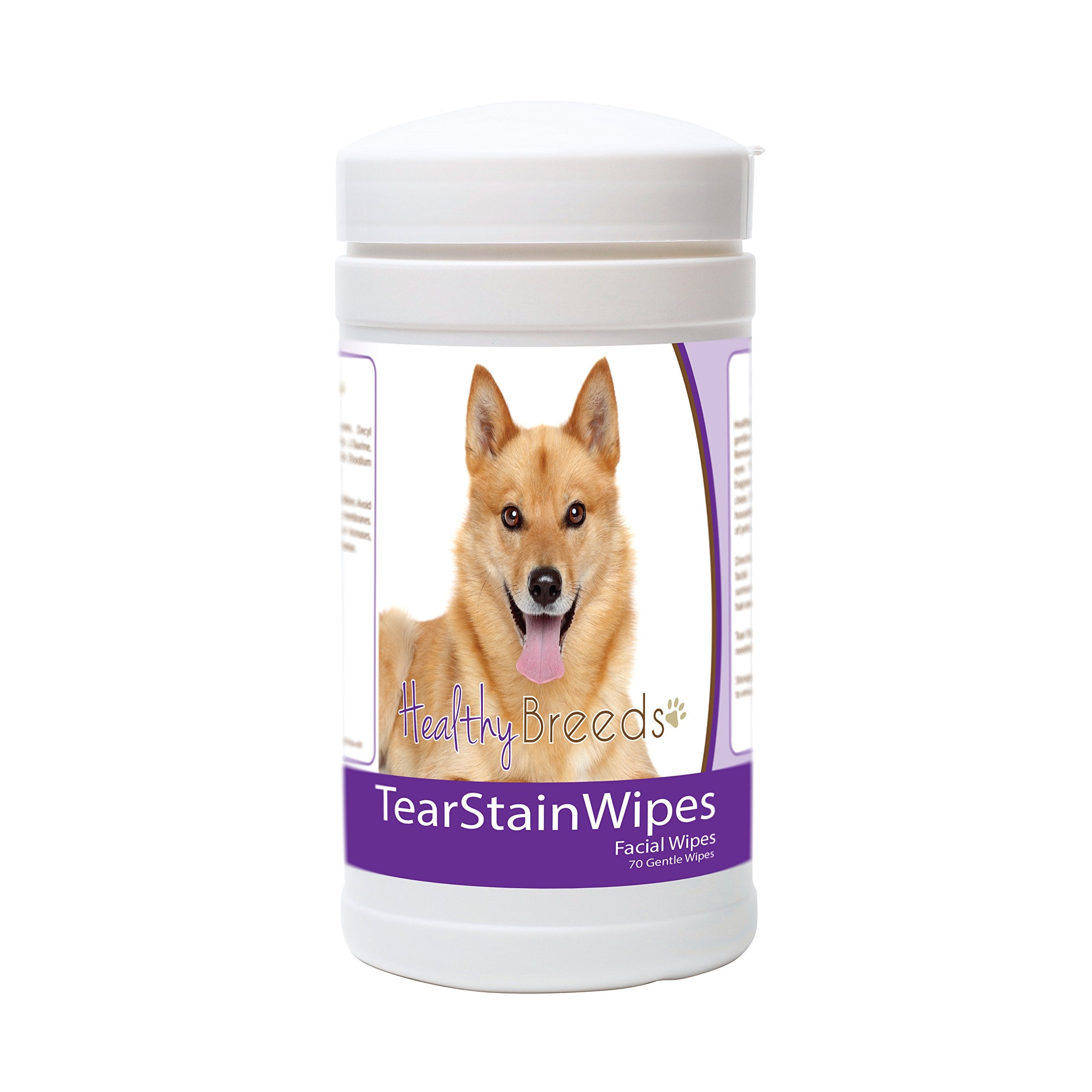 Healthy Breeds Finnish Spitz Tear Stain Wipes 70 Count