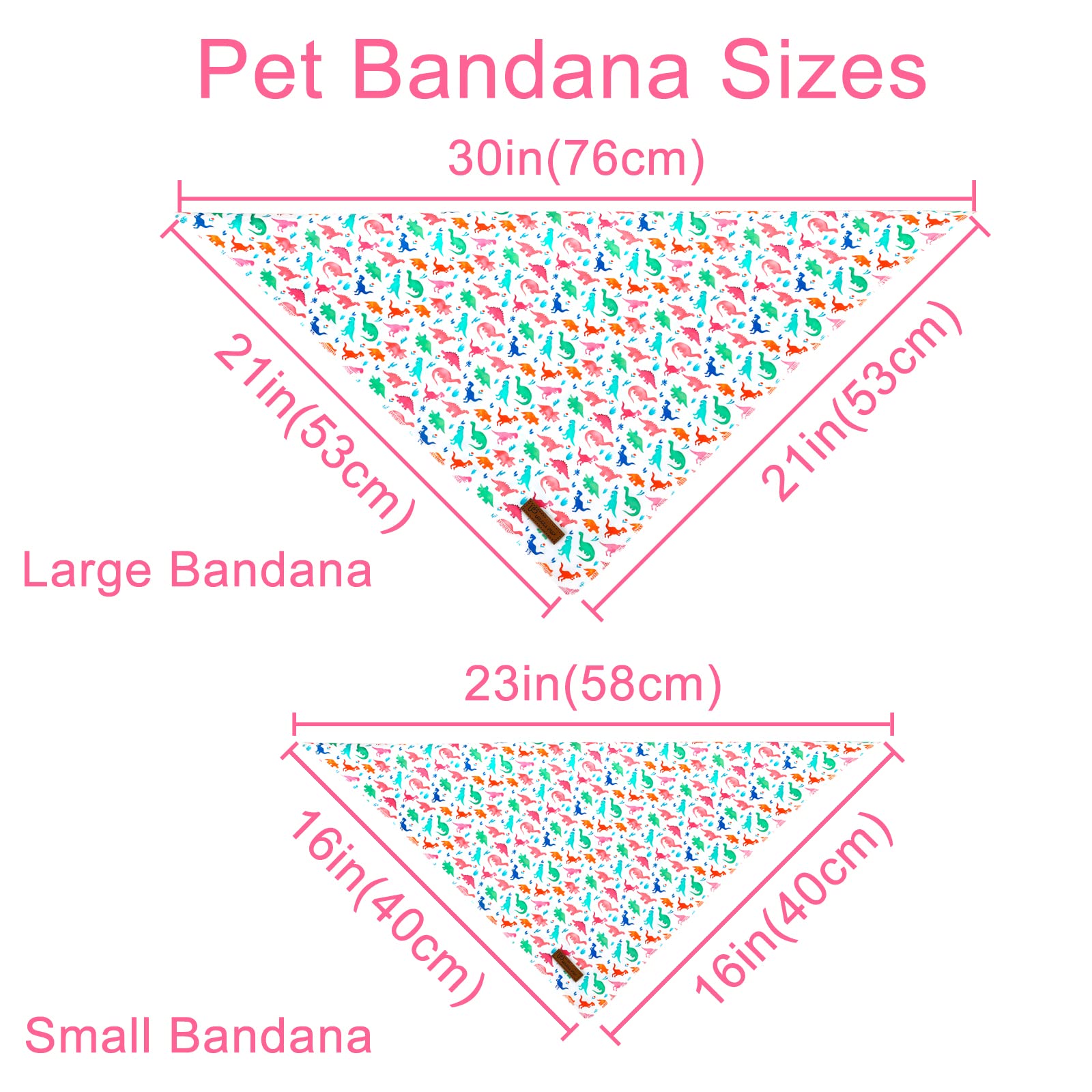 Up Urara Pup Dinosaur Dog Bandana, Comfortable Cotton Triangle Bid Scarf For Puppy Small Dogs Or Cats, Washable Pet Kerchief For
