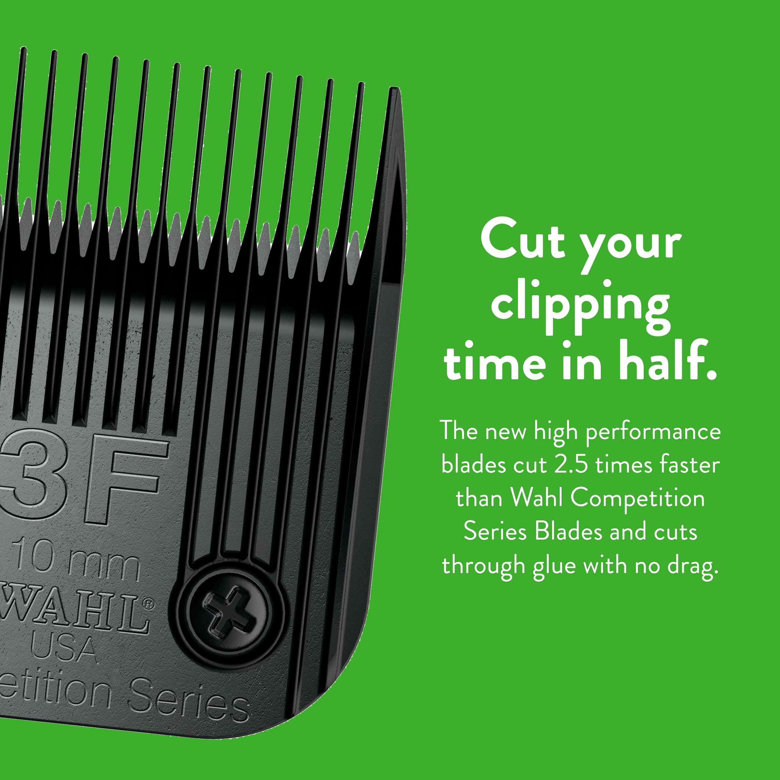 Wahl Professional Animal 3F Full Extra Coarse Ultimate Competition Series Detachable Blade With 25/64-Inch Cut Length (2376-500)