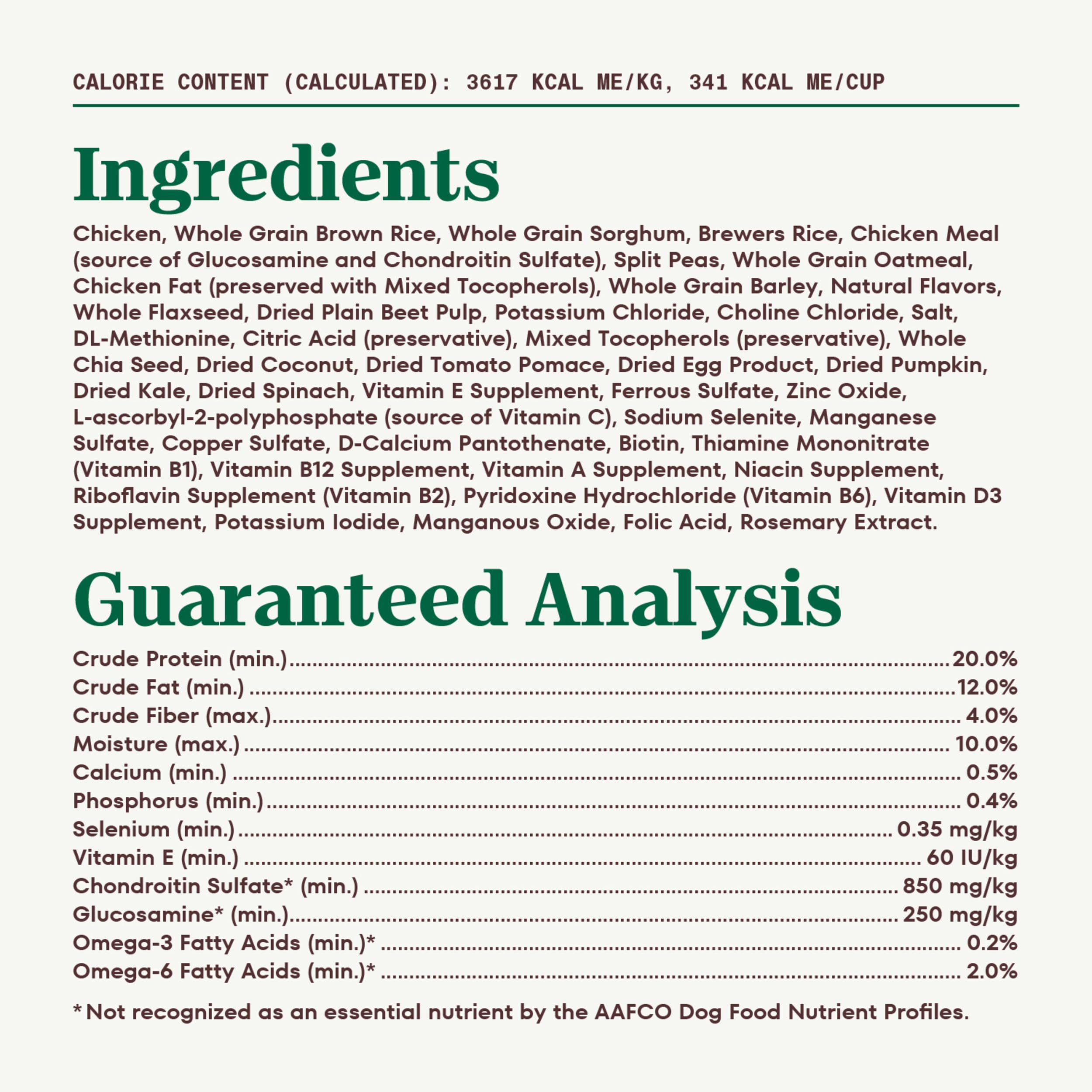 Nutro Natural Choice Adult Large Breed Dry Dog Food, Chicken and Brown Rice Recipe, 30 lbs.