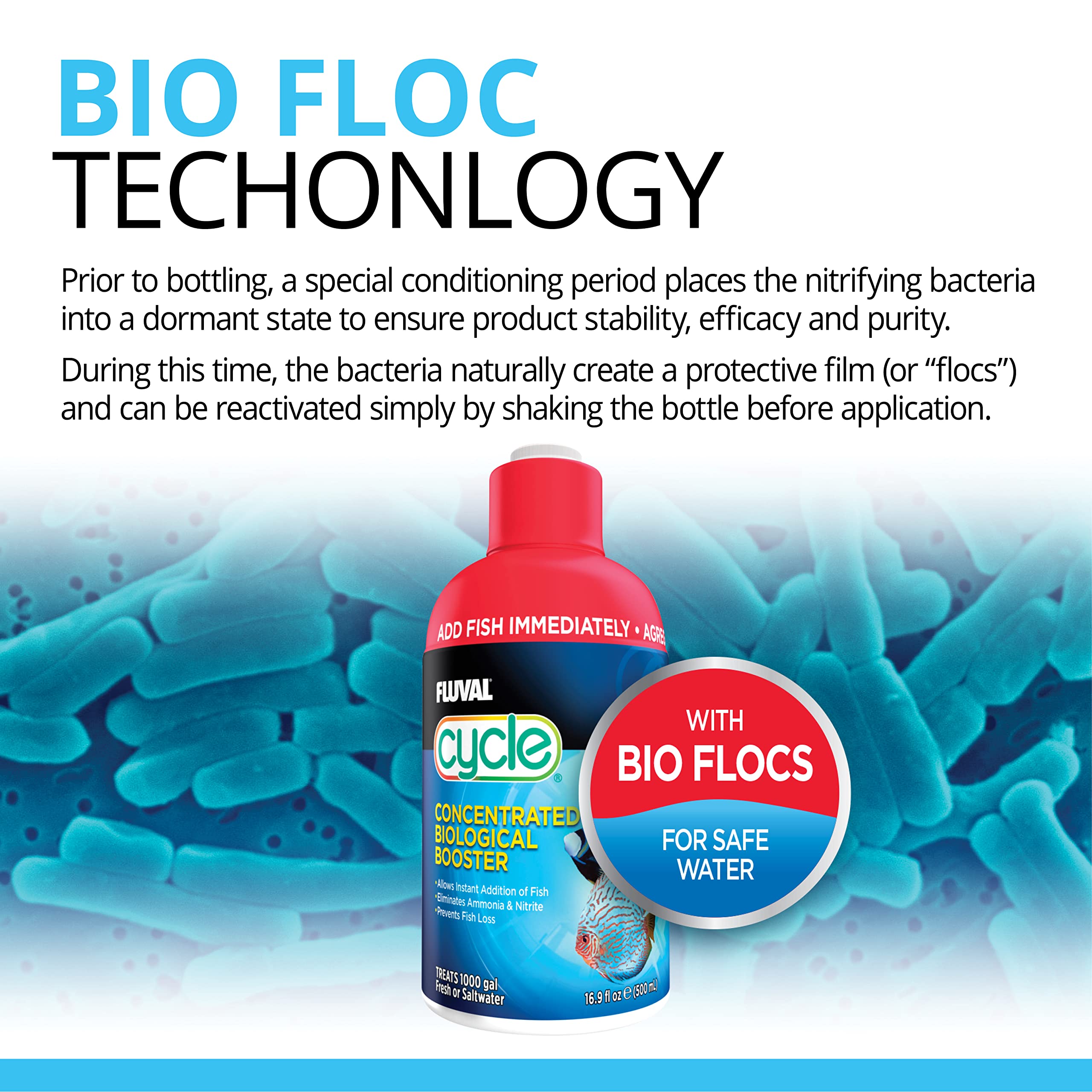 Fluval Biological Enhancer for Aquariums, 67-Ounce, Plastic, White, Model A8352