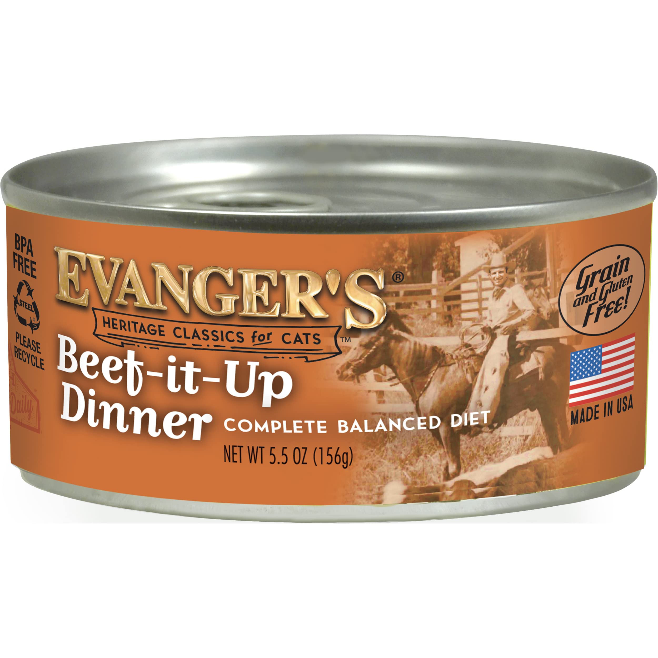 Evangers Dog & Cat Food Classic Cat Food - Beef & Liver - 24x5.5 oz