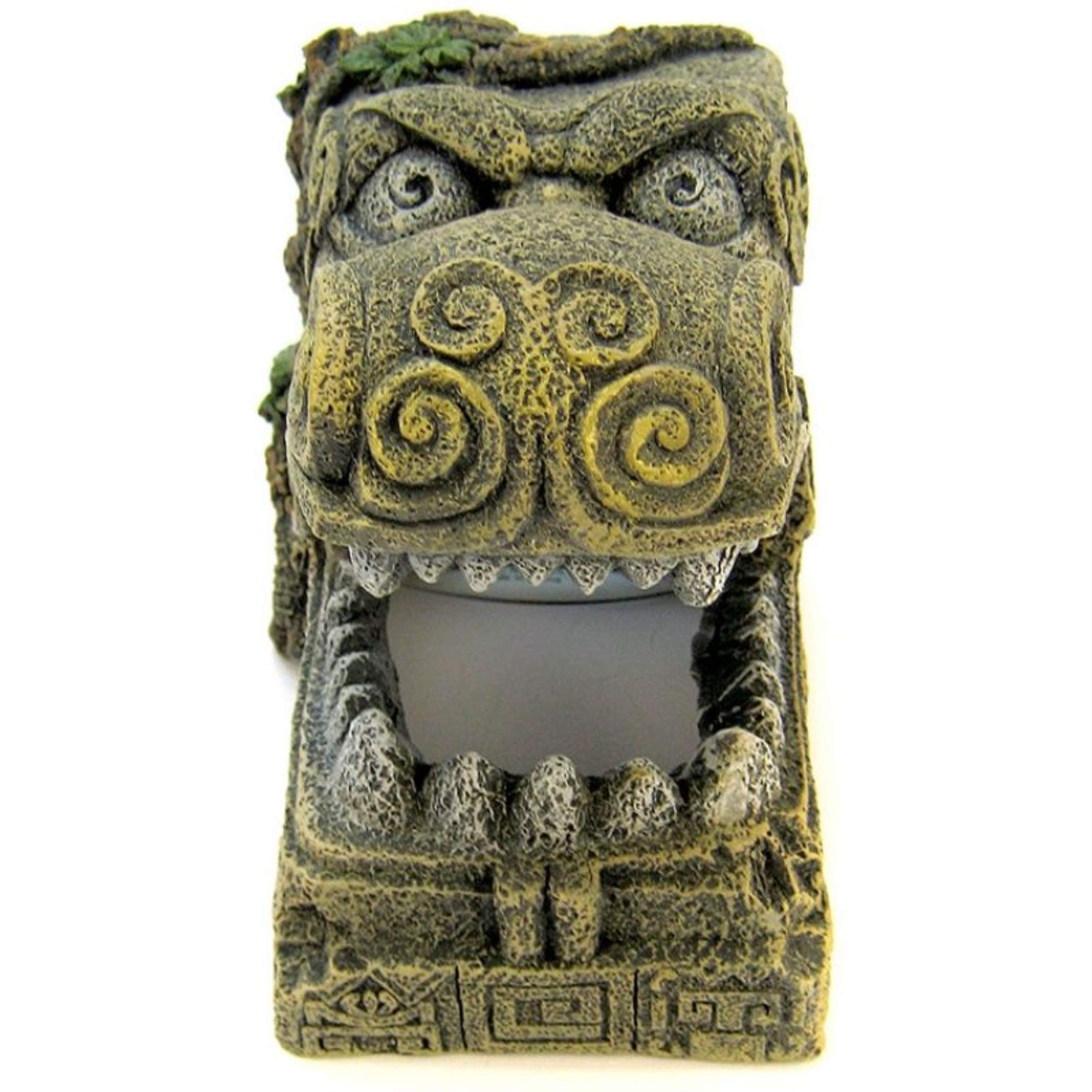 Blue Ribbon Exotic Environments Serpent Head Tomb Aquarium Ornament