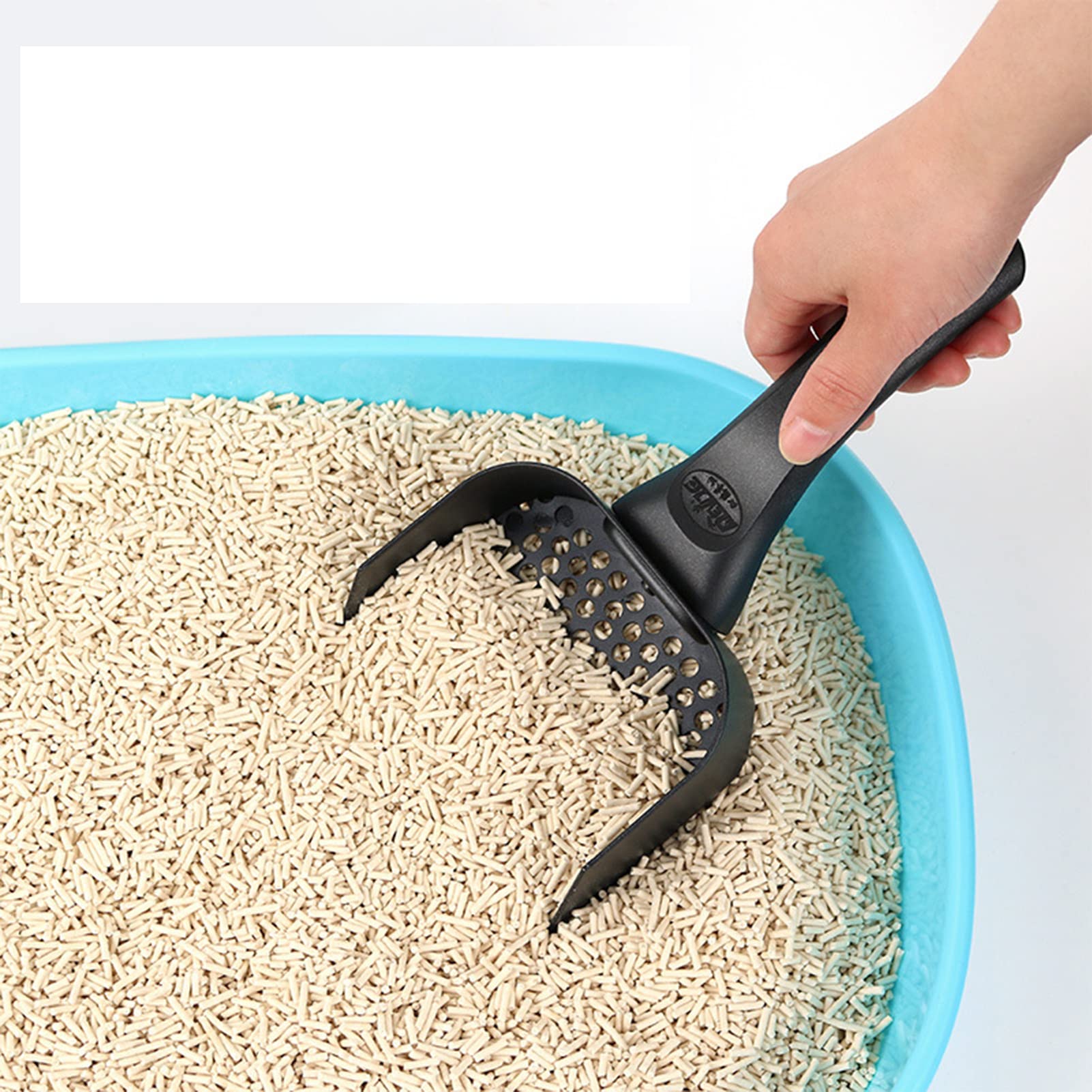 Yawpnan Metal Litter Scoop Cat Litter Scoop Durable Pet Poop Kitty Litter Shovel,Metal/5Mm