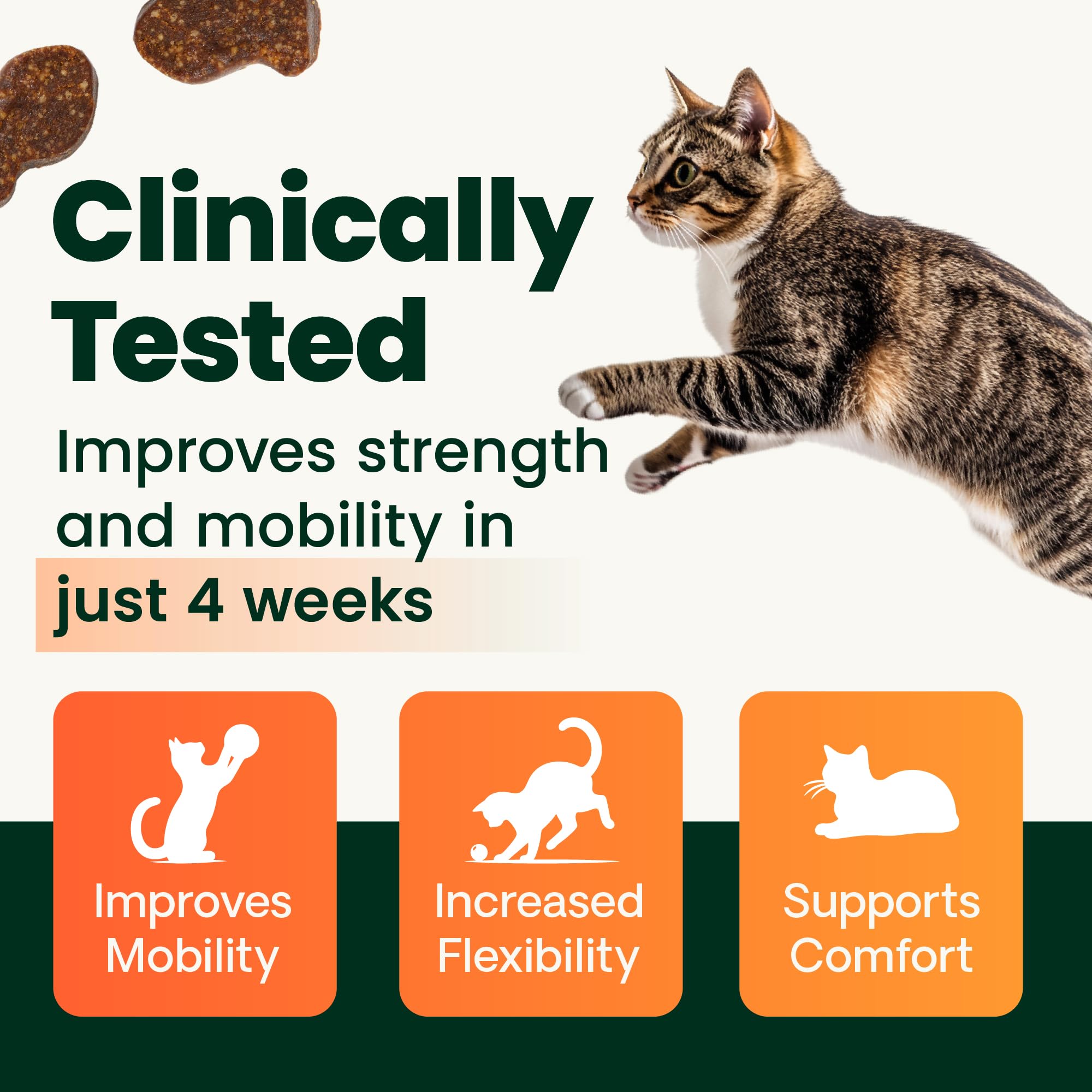 VetriScience Ultimate Strength Healthy Hip & Joint Chews, GlycoFlex Glucosamine, Chondroitin and Green-Lipped Mussel Joint Suppl