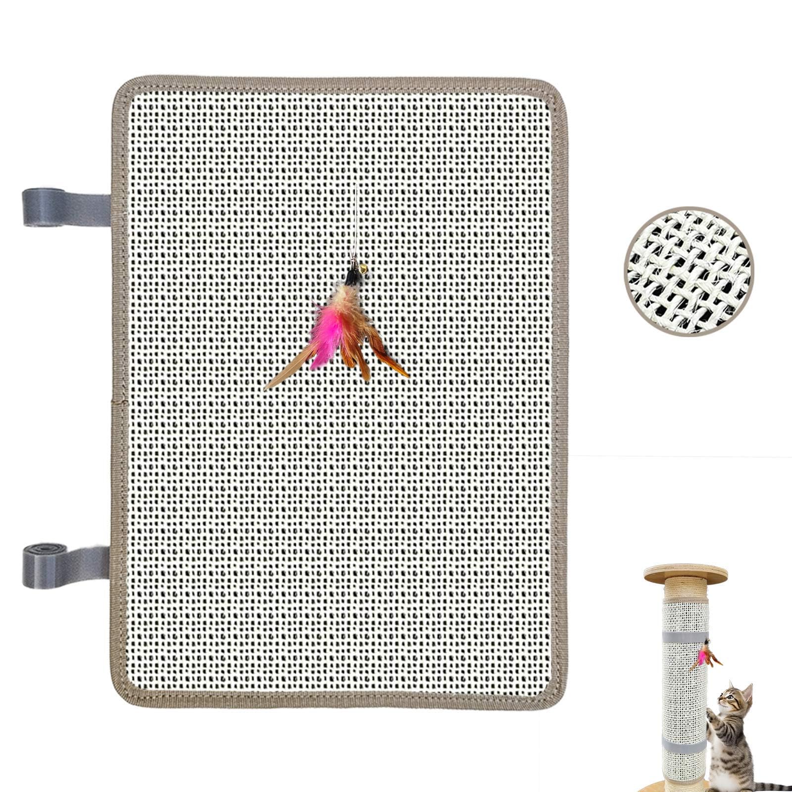 Deapher Cat Nail File Scratcher with 80-Grit Aluminum Oxide - Wrap-Around Design for Nail Trimming & Scratching Post Repair | Ca