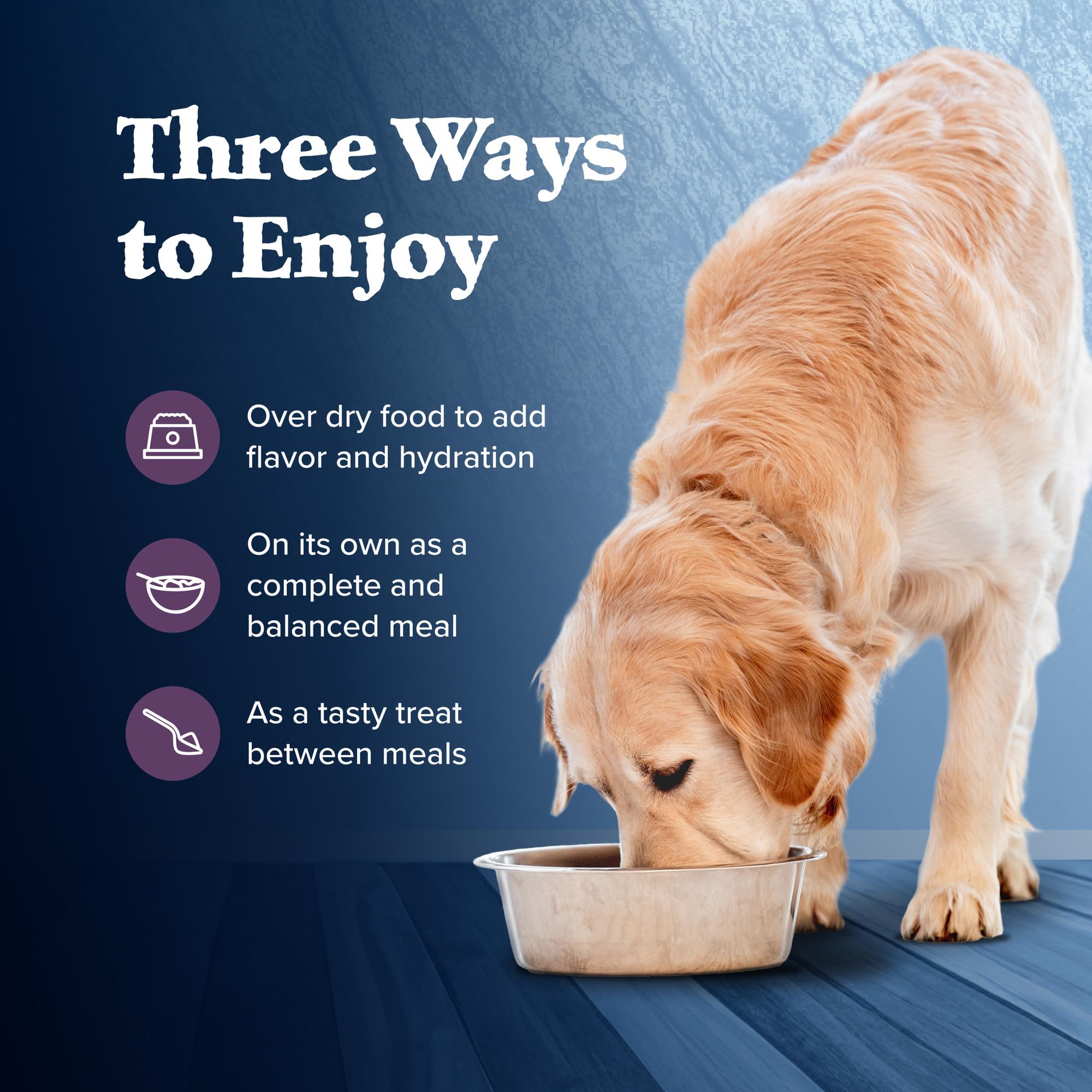 Blue Buffalo Wilderness Adult Wet Dog Food, High-Protein & Grain-Free, Made with Natural Ingredients, Beef & Chicken Grill, 12.5
