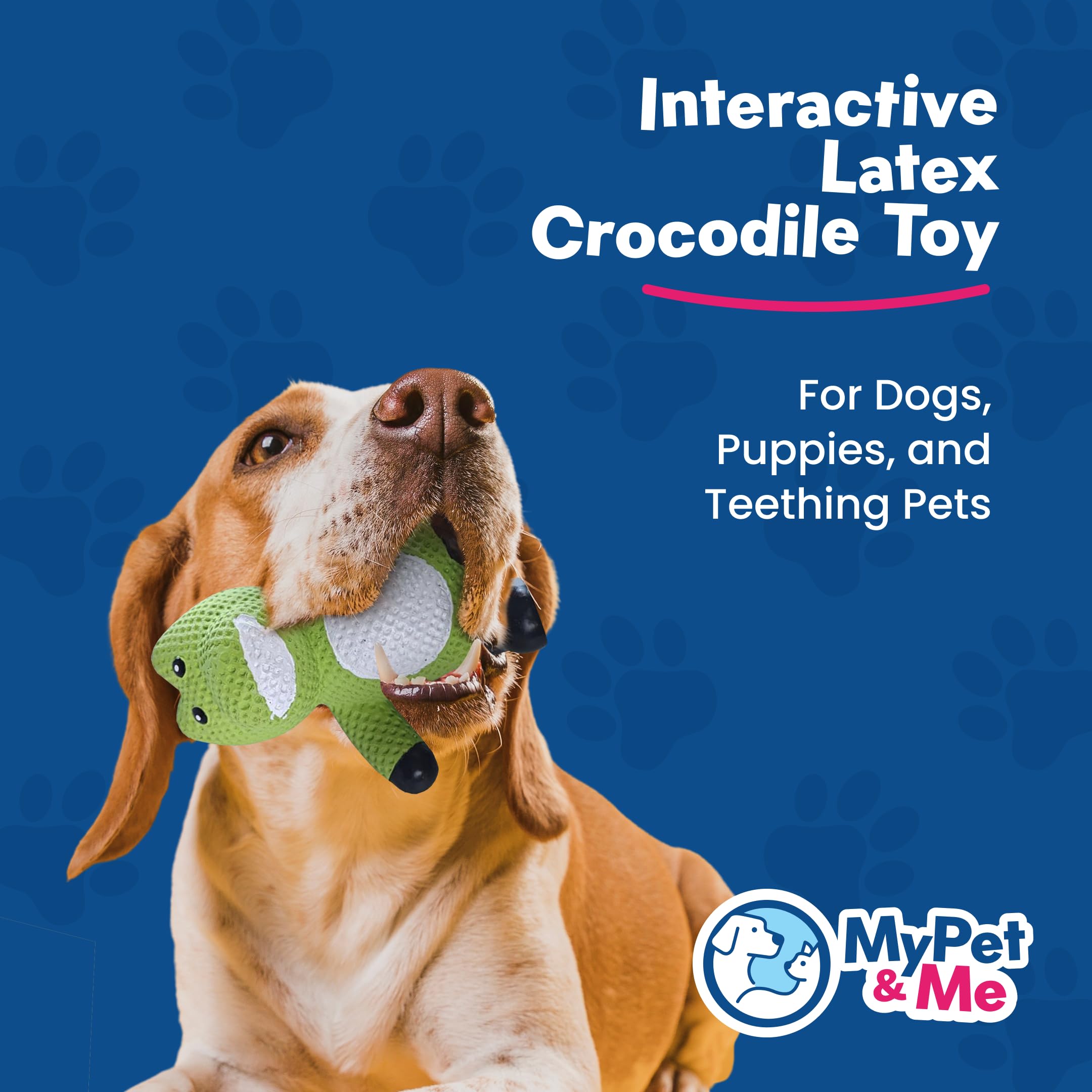 My Pet & Me - Squeaky Dog Toy - Durable Stuffed Toy For Dogs, Perfect For Chewing, Fetch, And Teething - Interactive Squeaker La