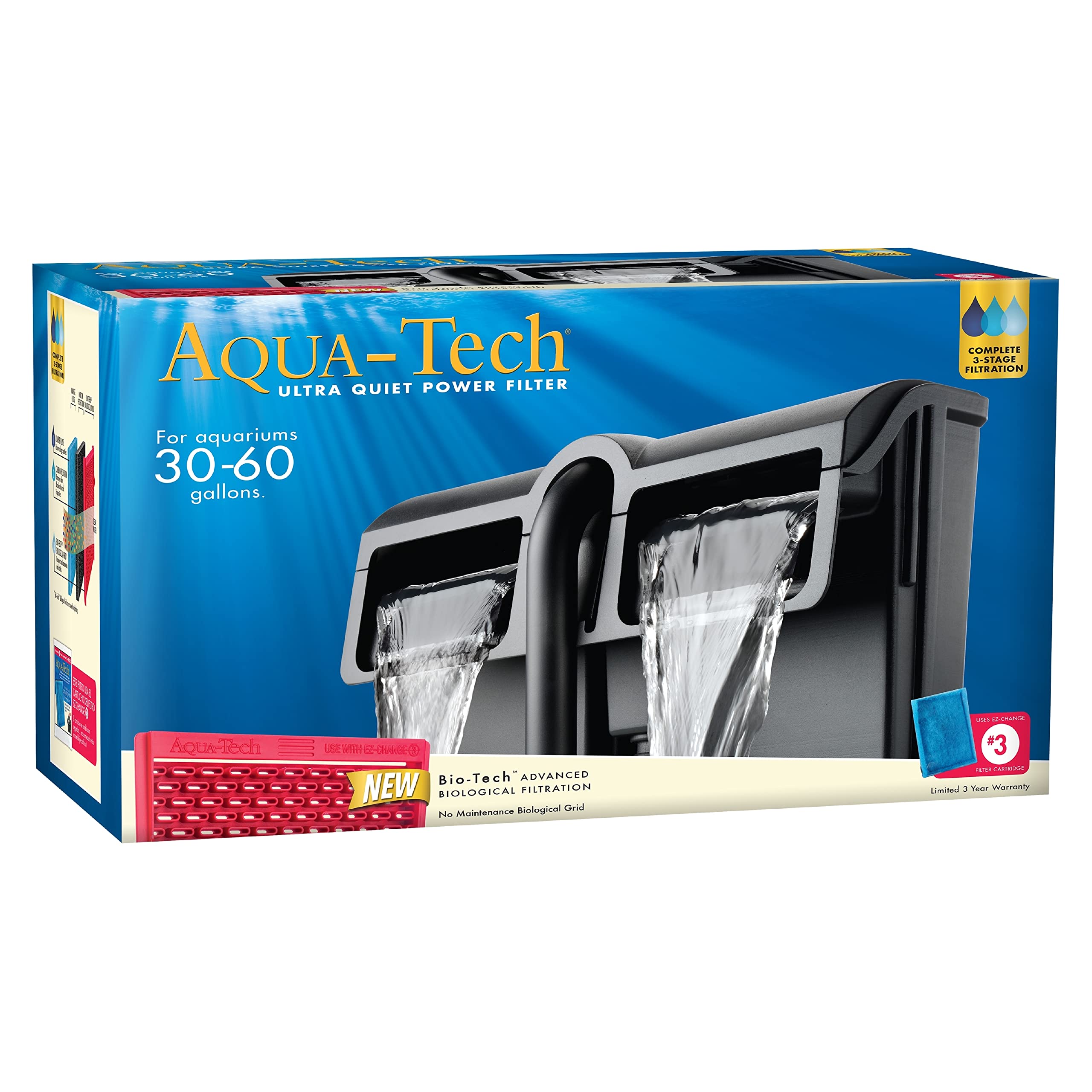 Aqua-Tech Power Aquarium Filter, 30 To 60-Gallon Aquariums, (Ml90740-00)
