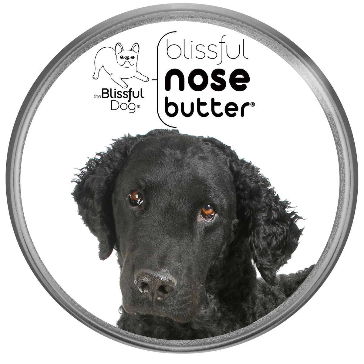 The Blissful Dog Curly-Coat Retriever Unscented Nose Butter, 2-Ounce
