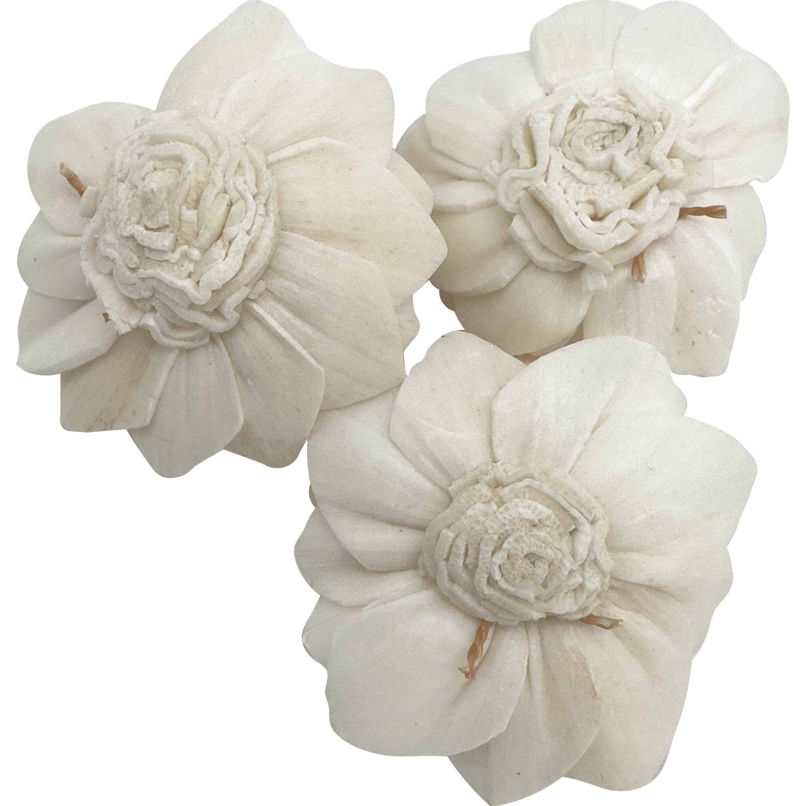 Mandarin Bird Toys By M&M 5182 Pk8 Mini Sola Shred Lotus - Handmade Lightweight Wood Bird Foot Toys, Easy To Shred, Superb Parts