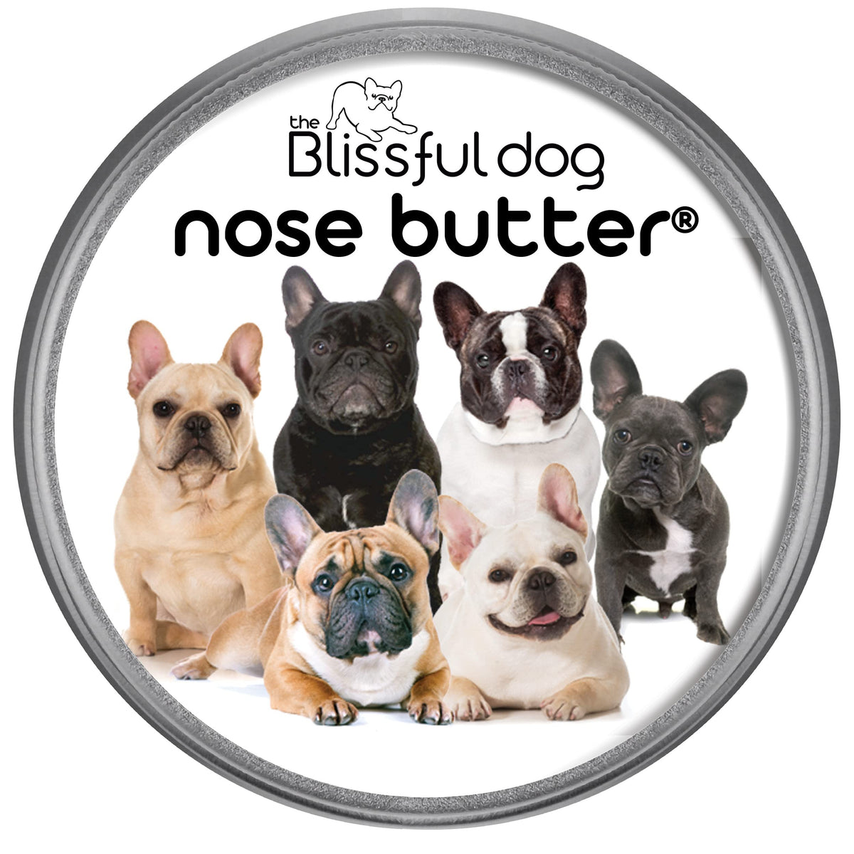 The Blissful Dog French Bulldog Unscented Nose Butter - Dog Nose Butter, 2 Ounce