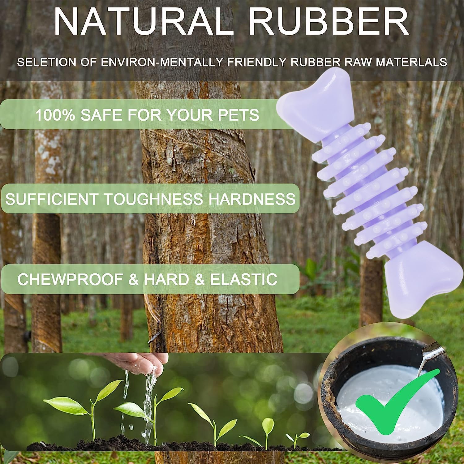 Cgbd 6 Pack Dog Chew Toys, Purple, Small Dog Teething Toys, Soft Durable Interactive Toys For Puppies