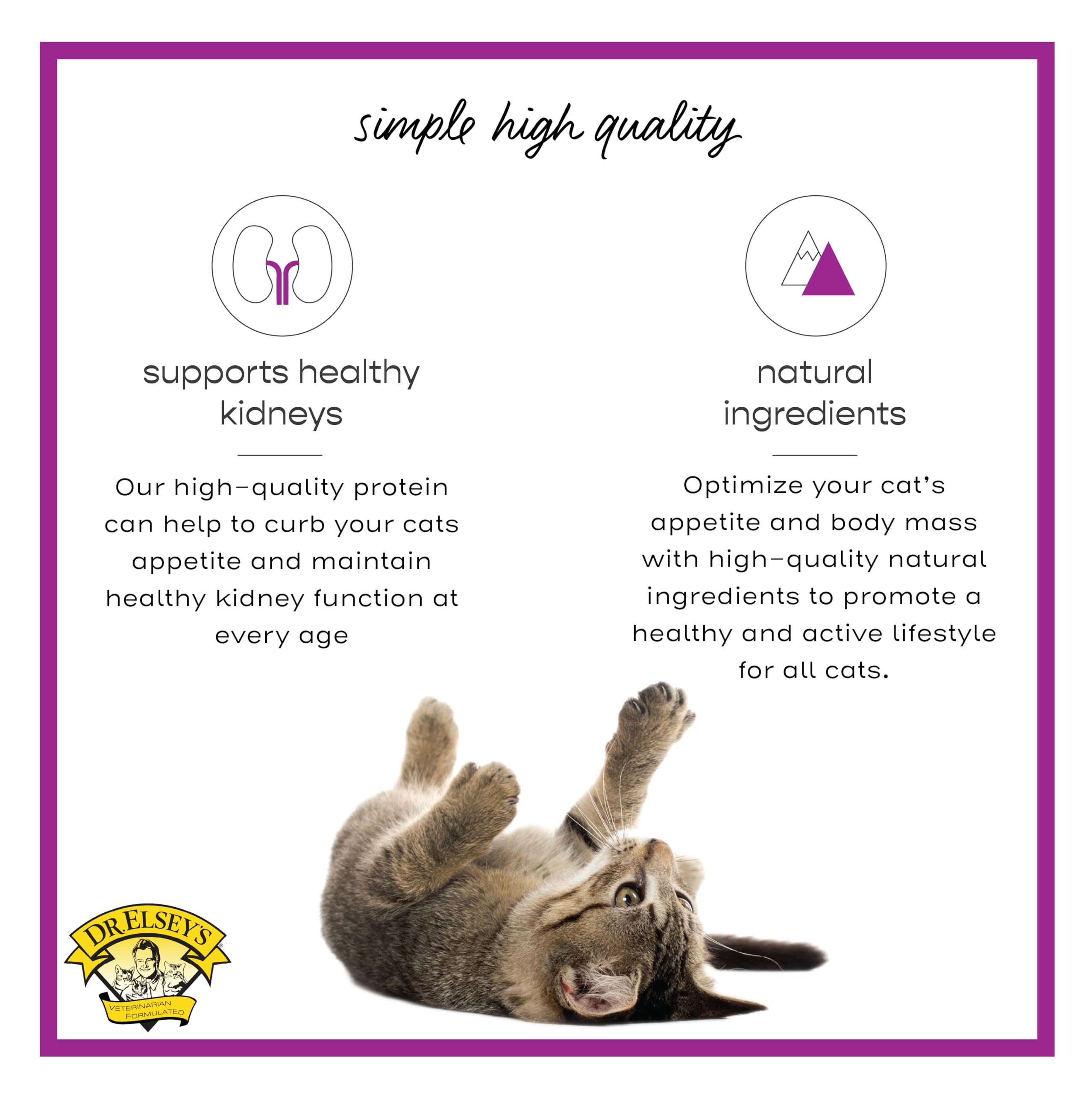 Dr. Elseys cleanprotein Original Rabbit & Turkey Recipe Wet Cat Food, 2.75oz Cans, (Pack of 24)