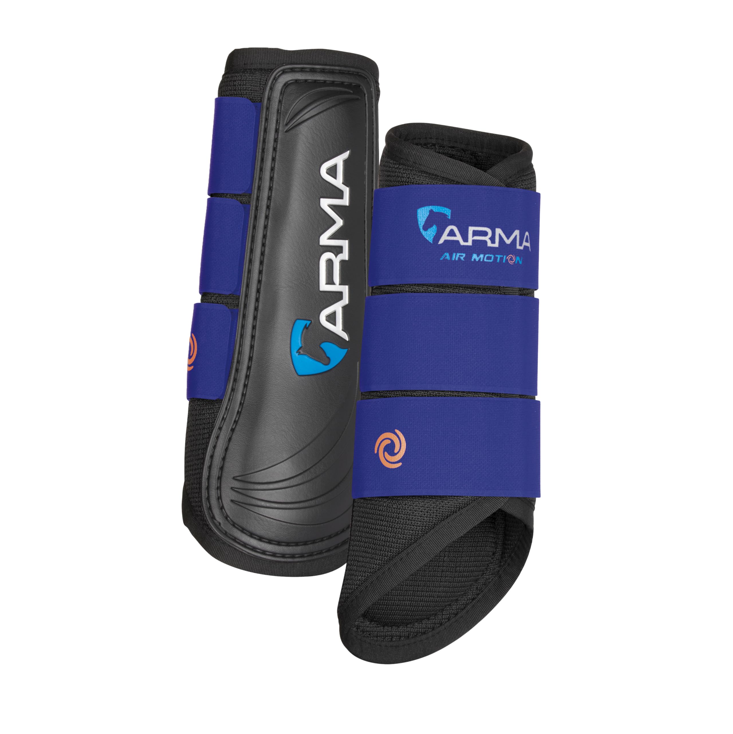 Shires Arma Air Motion Brushing Boots (Navy, Cob)
