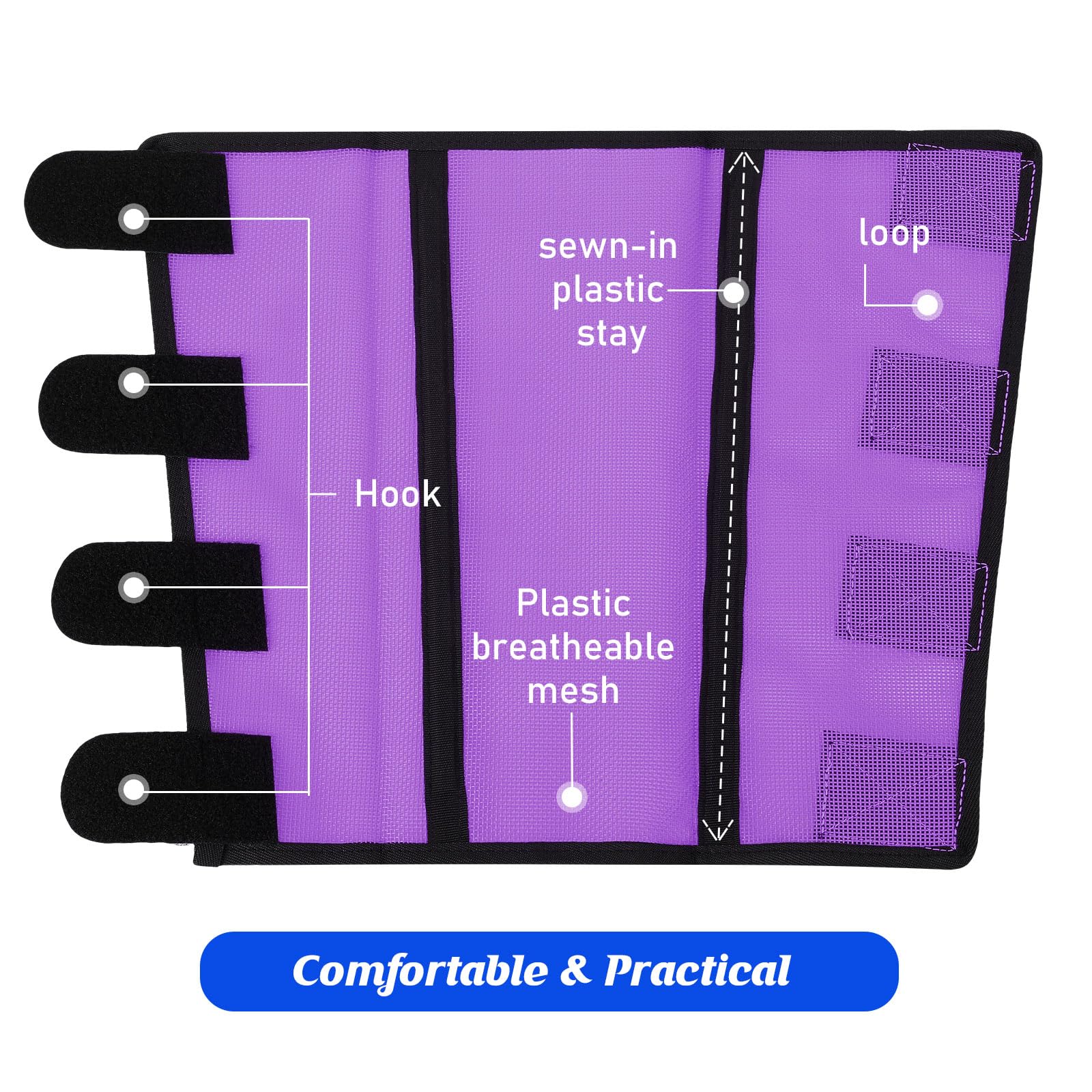 Bulyoou 8 Pcs Mesh Fly Boots for Horse Breathable Mesh Horse Boots Protective Horse Leg Wraps Horse Leggings for Preventing Flie