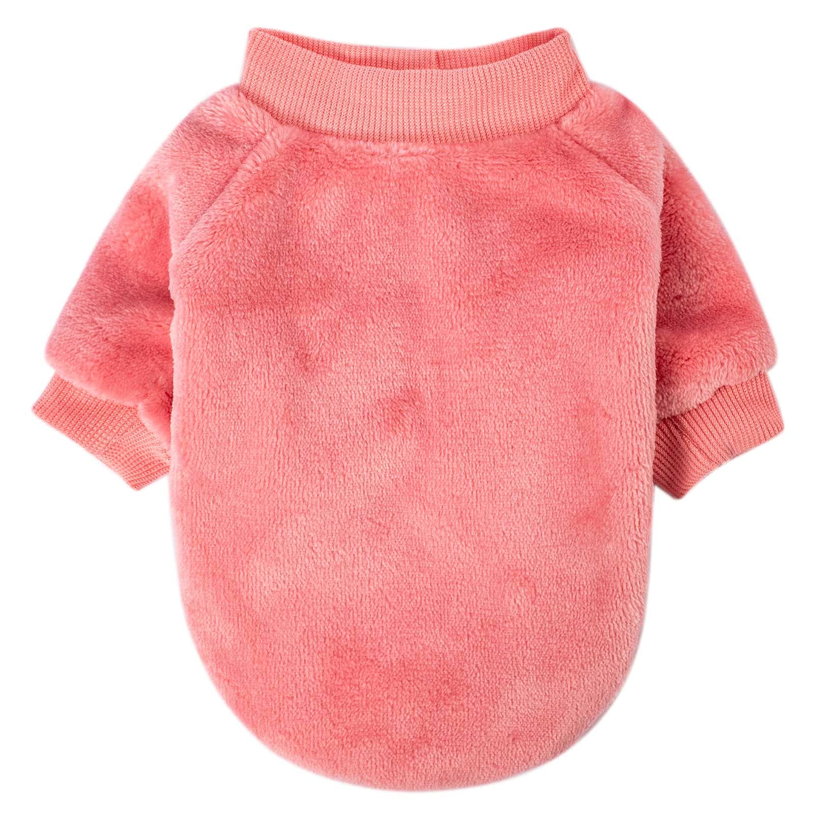 Fabricastle Dog Sweaters, 2-Pack Dog Clothes For Small Dogs Girl & Cats, Ultra Soft And Warm Pet Coats, Winter Pet Jacket, Doggy