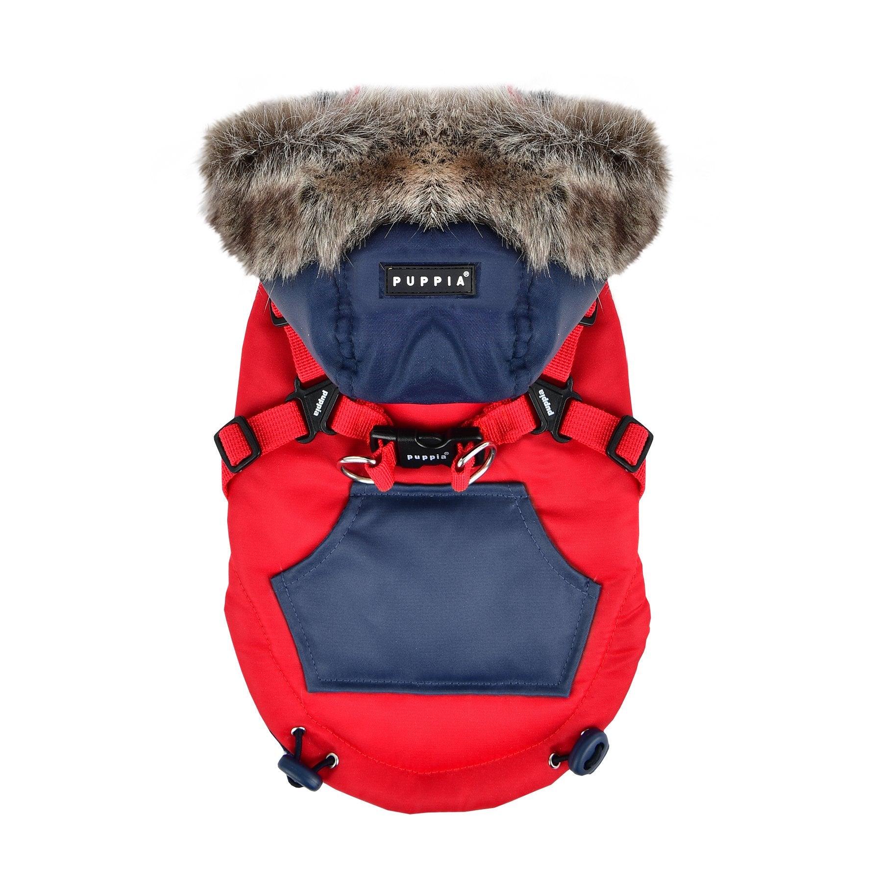 Puppia Orson Dog Coat - Red - S