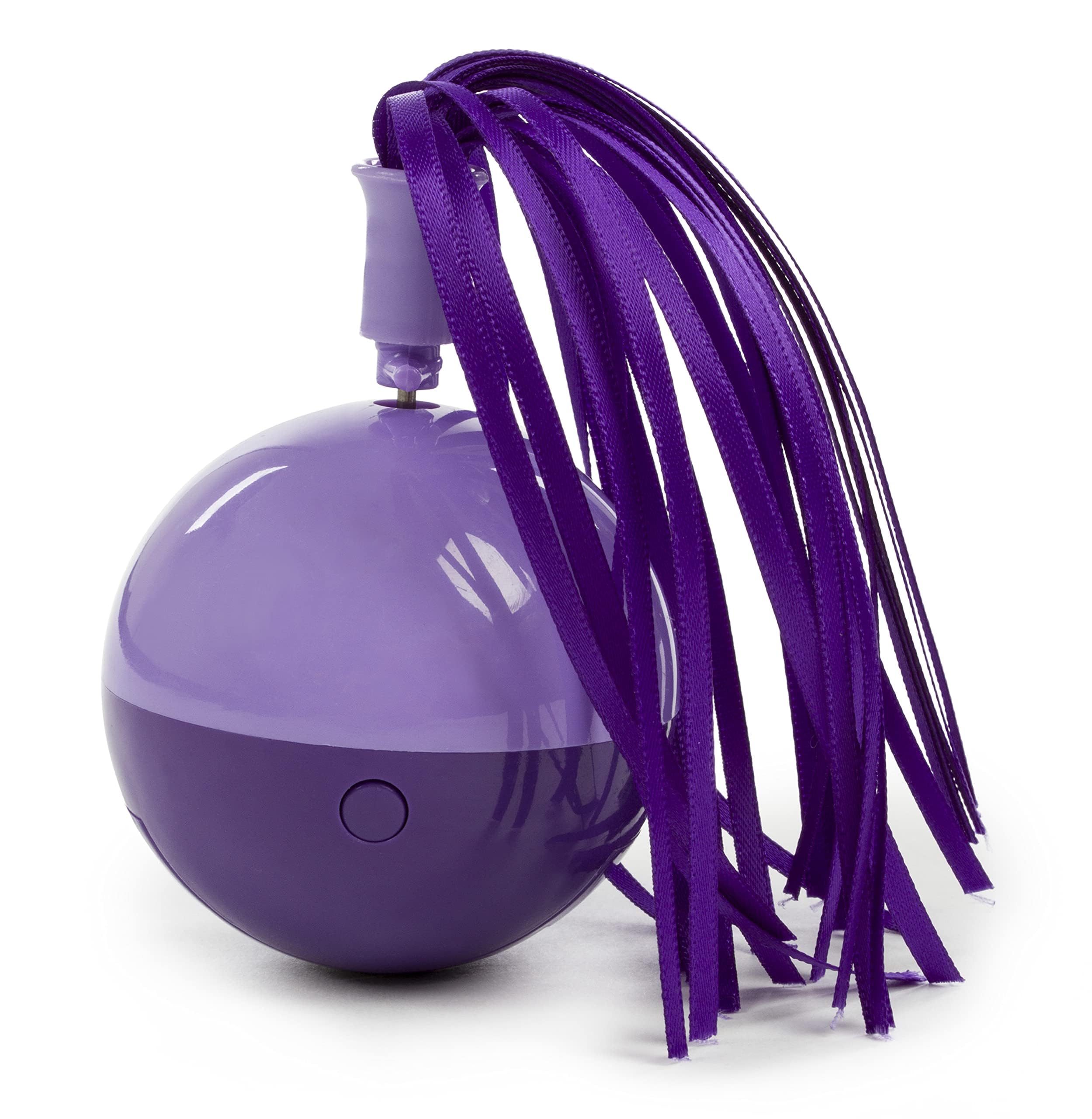 Smartykat (2 Count Twirly Top Electronic Motion Ball Cat Toy, Battery Powered - Randomly Selected Color, 2 Count