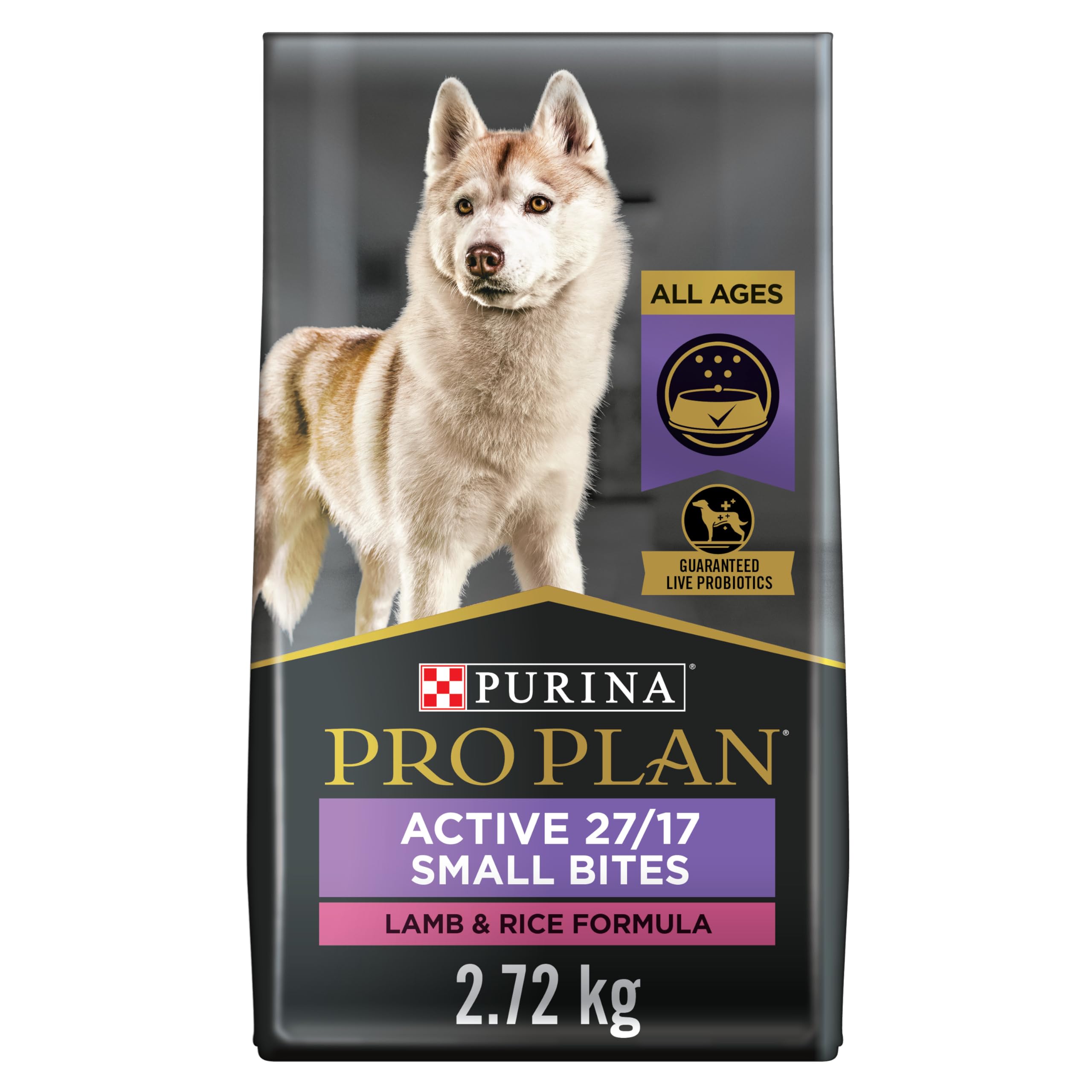 Purina Pro Plan High Protein, Small Bites Dog Food, SPORT 27/17 Lamb & Rice Formula - 6 lb. Bag