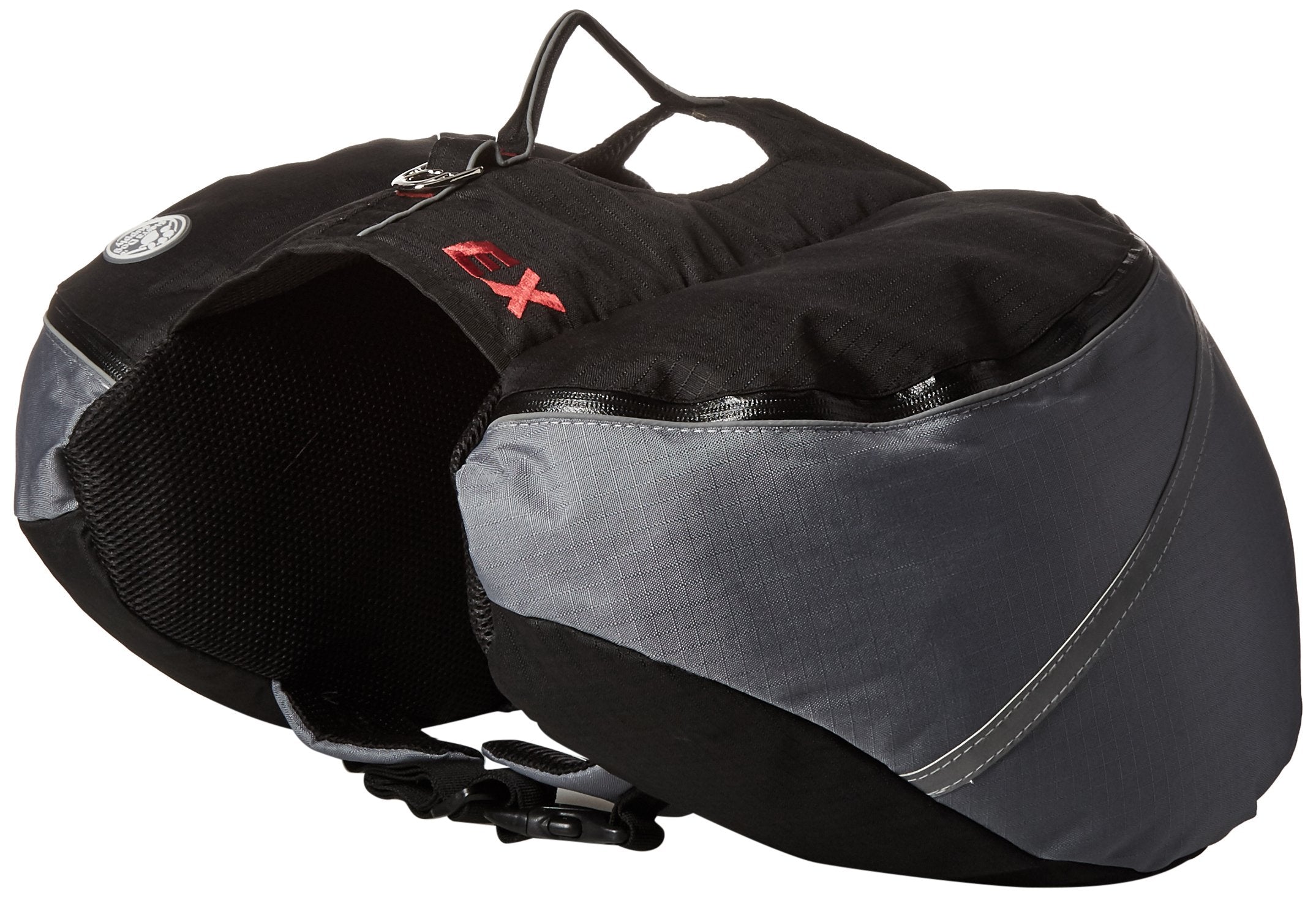 Doggles Dog Backpack, Extreme Large, Gray/Black