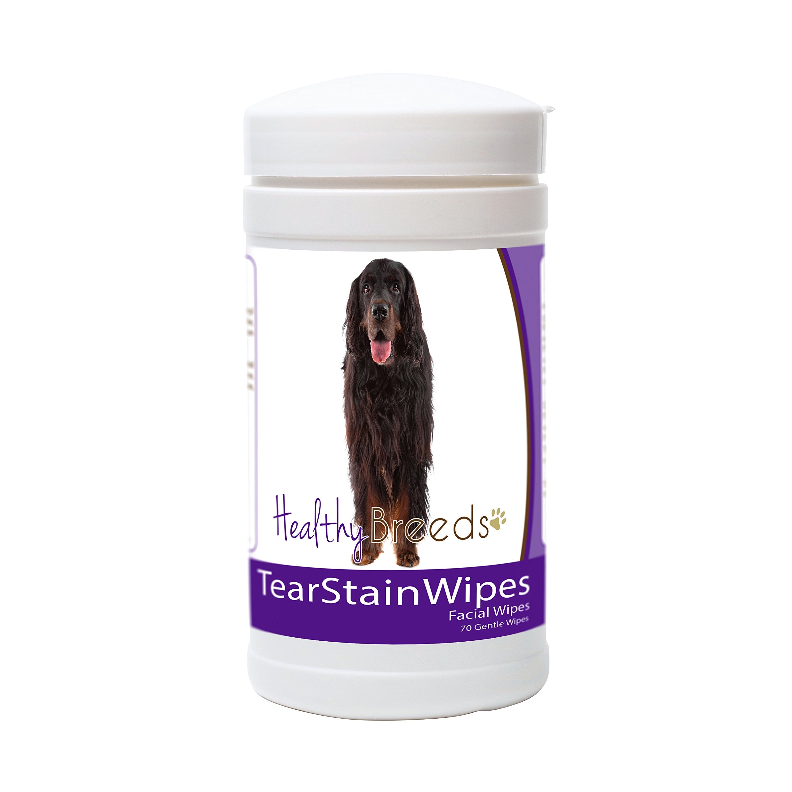 Healthy Breeds Gordon Setter Tear Stain Wipes 70 Count