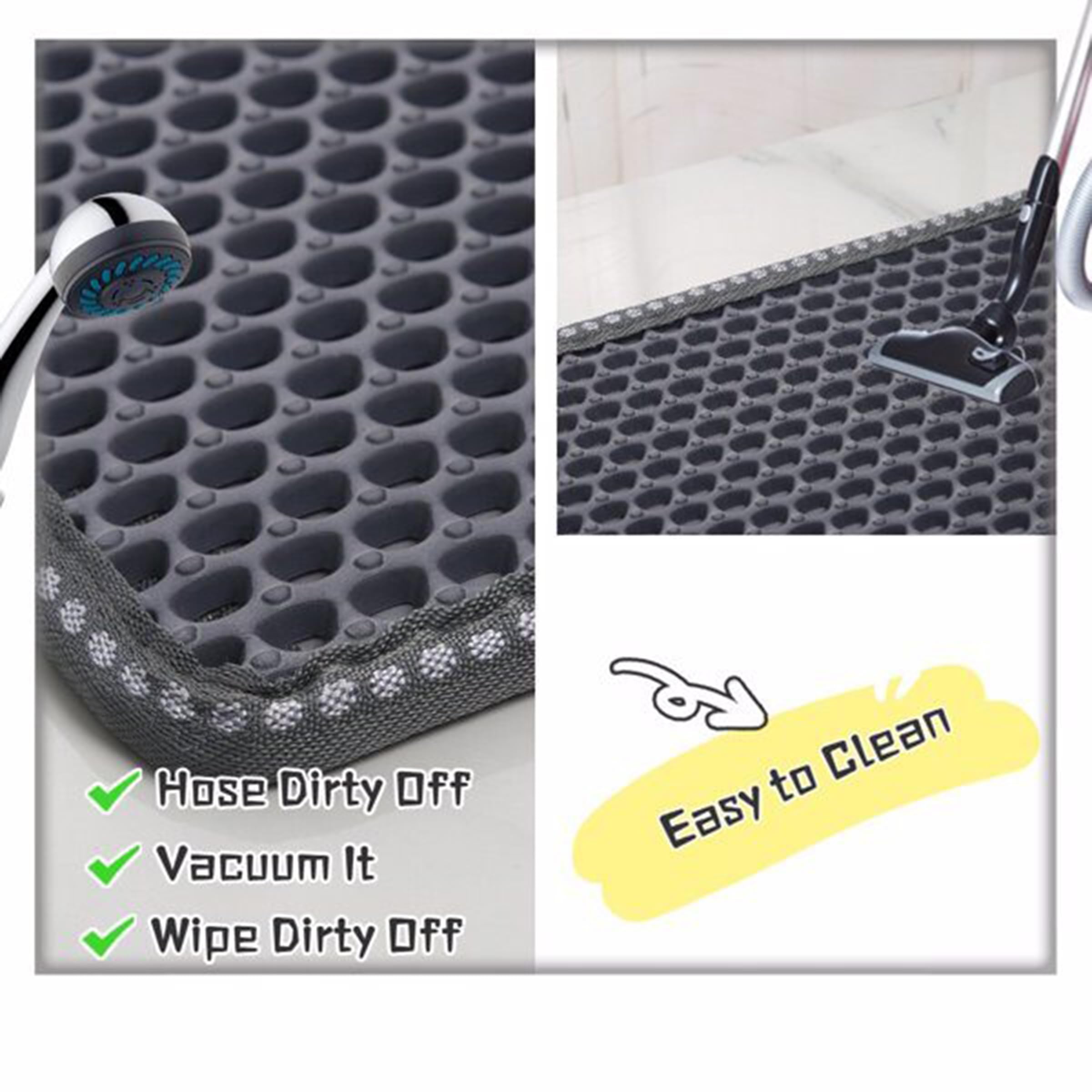 Generic Cat Litter Mat, 21'' X 14'', Litter Trapping Mat, Easy To Clean, Waterproof, Non Slip, Grey, 1 Count