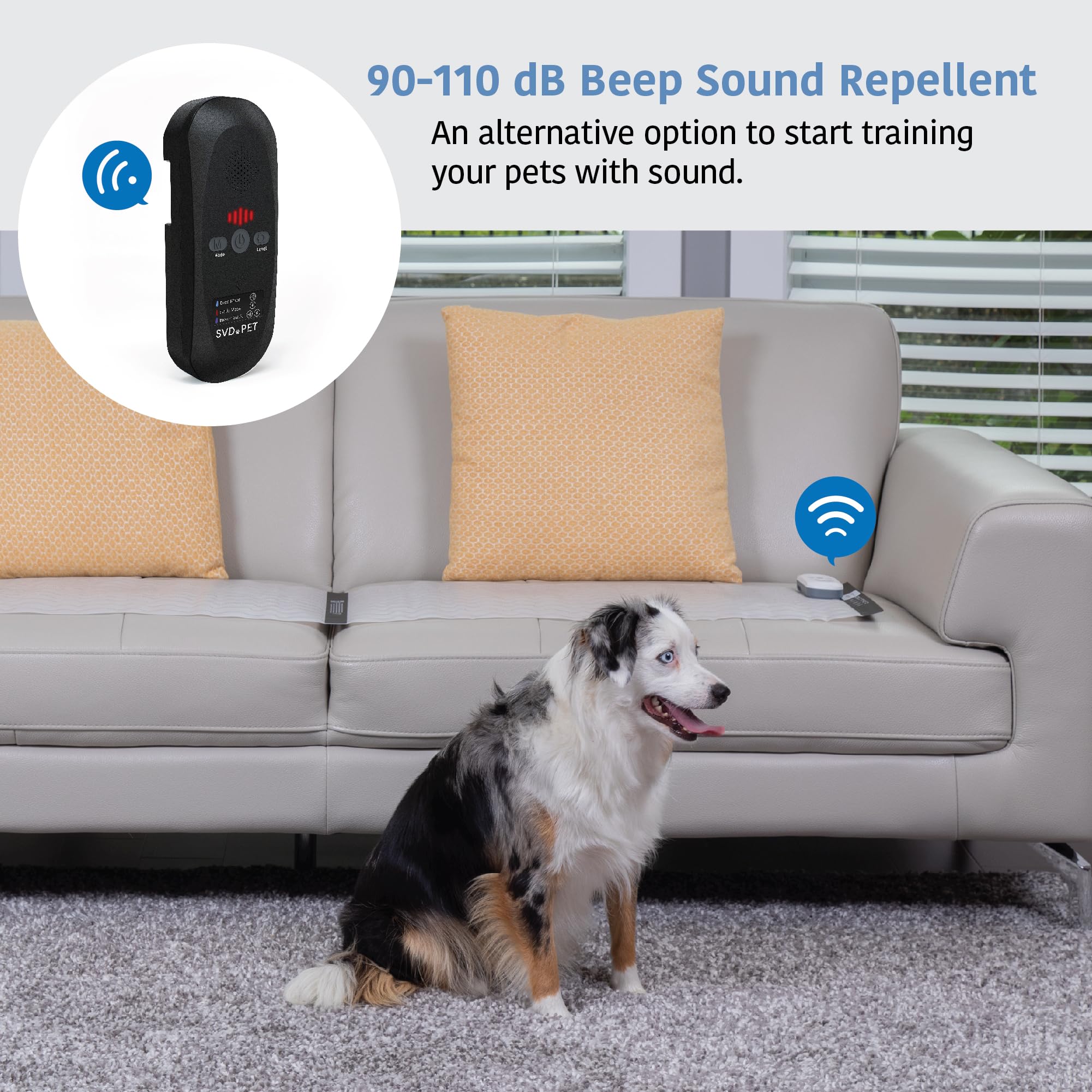 SVD.PET Pet Training Mat with Tester, 22 X 16, Pet Shock Pad, Dogs & Cats Electronic Repellent mat for Indoor, 3 Training Modes,