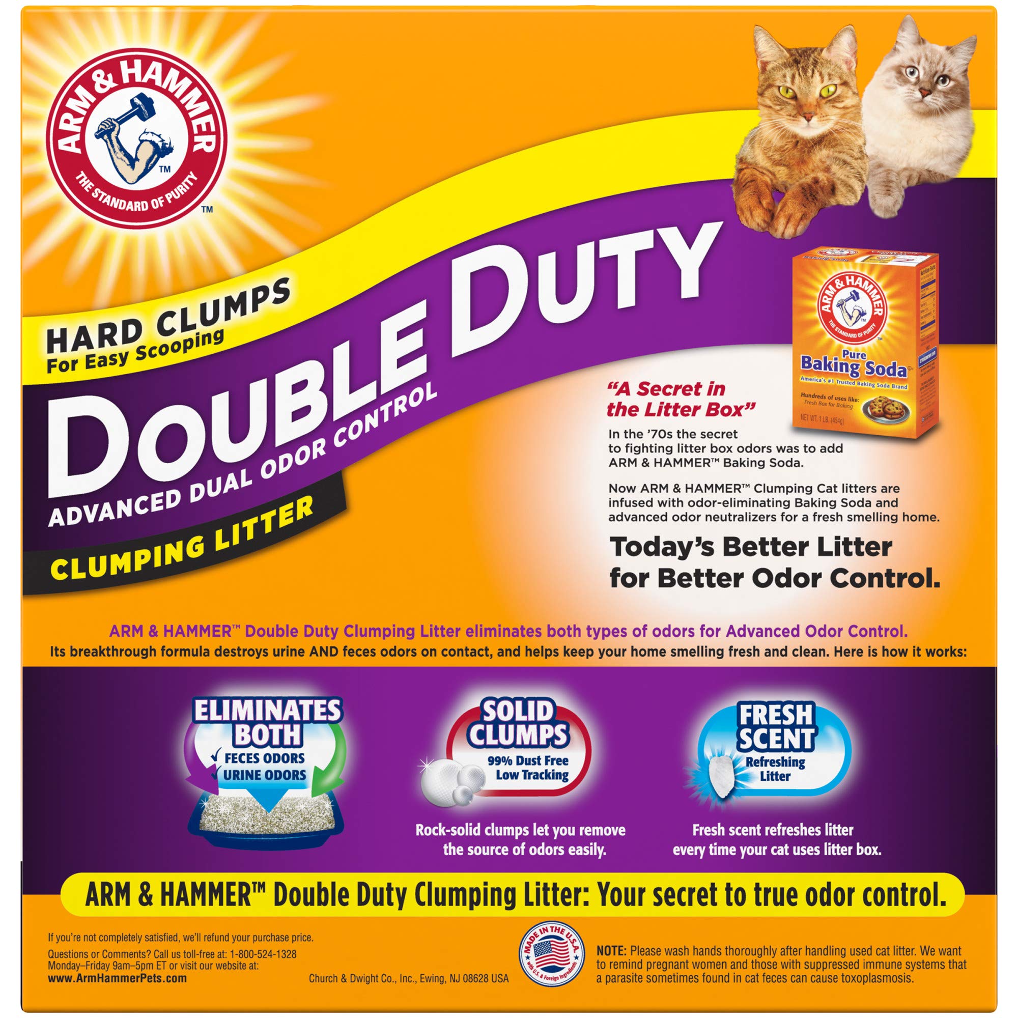 Arm & Hammer Double Duty Litter, 14 Lbs (Packaging May Vary)