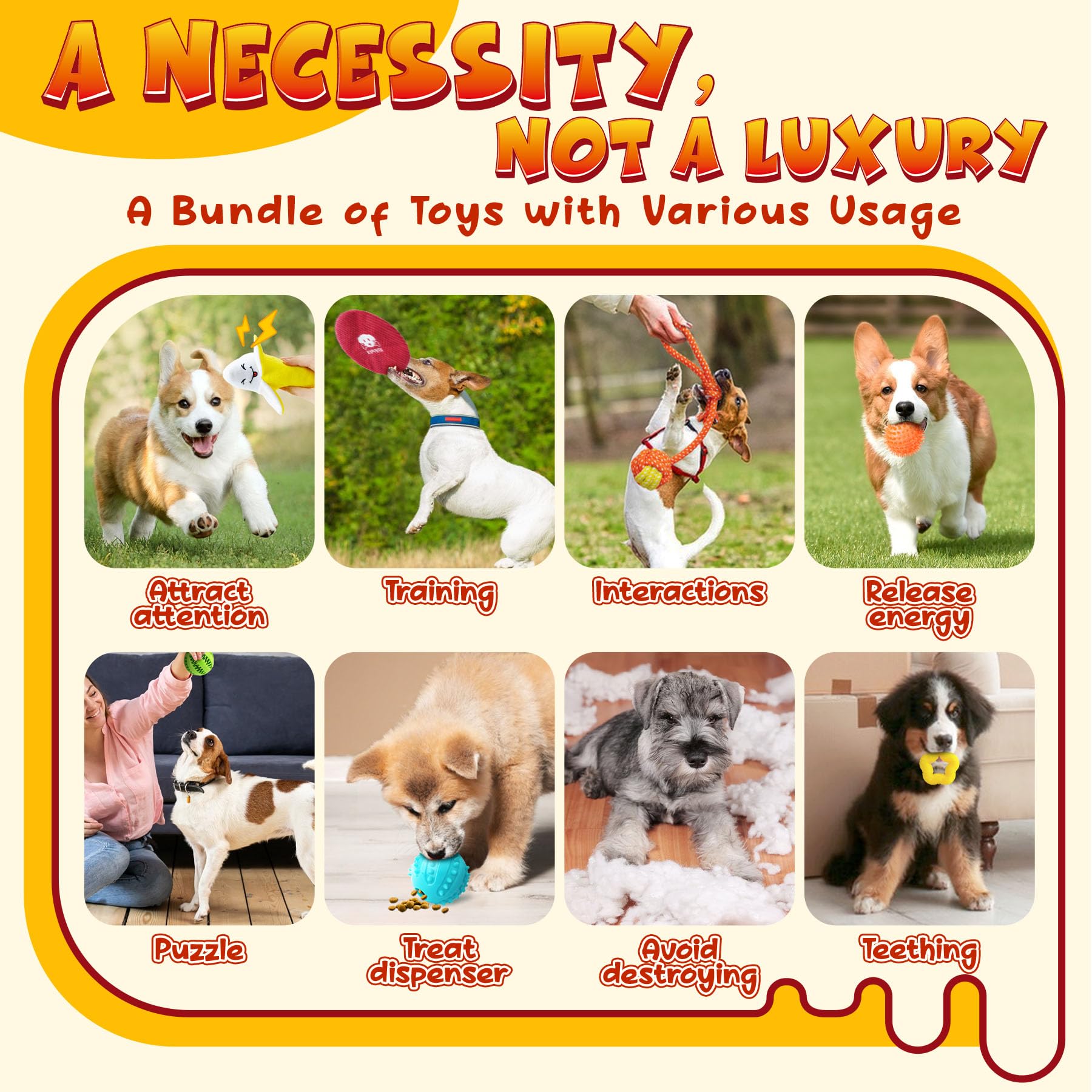 Kipritii Puppy Toys For Dog Teething-25 Pack Assorted Puppy Dog Chew Toys For Boredom With Rope Toys, Dog Treat Balls & Dog Toy For Puppy And Small Dogs