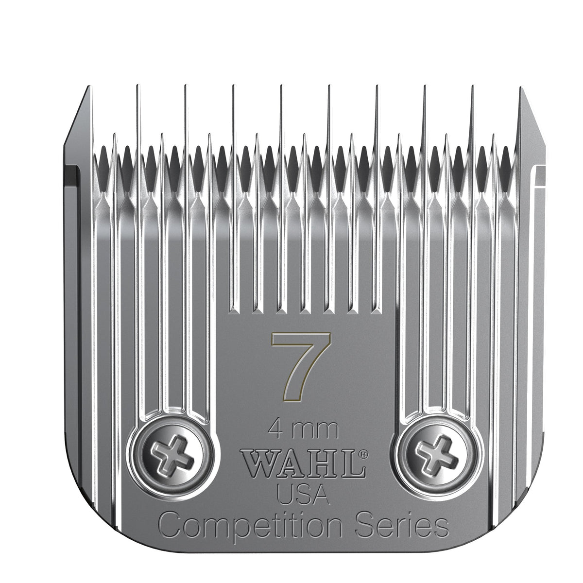 Wahl Professional Animal #7 Skip Medium Competition Series Detachable Blade With 4/25-Inch Cut Length (#2367-100), Steel
