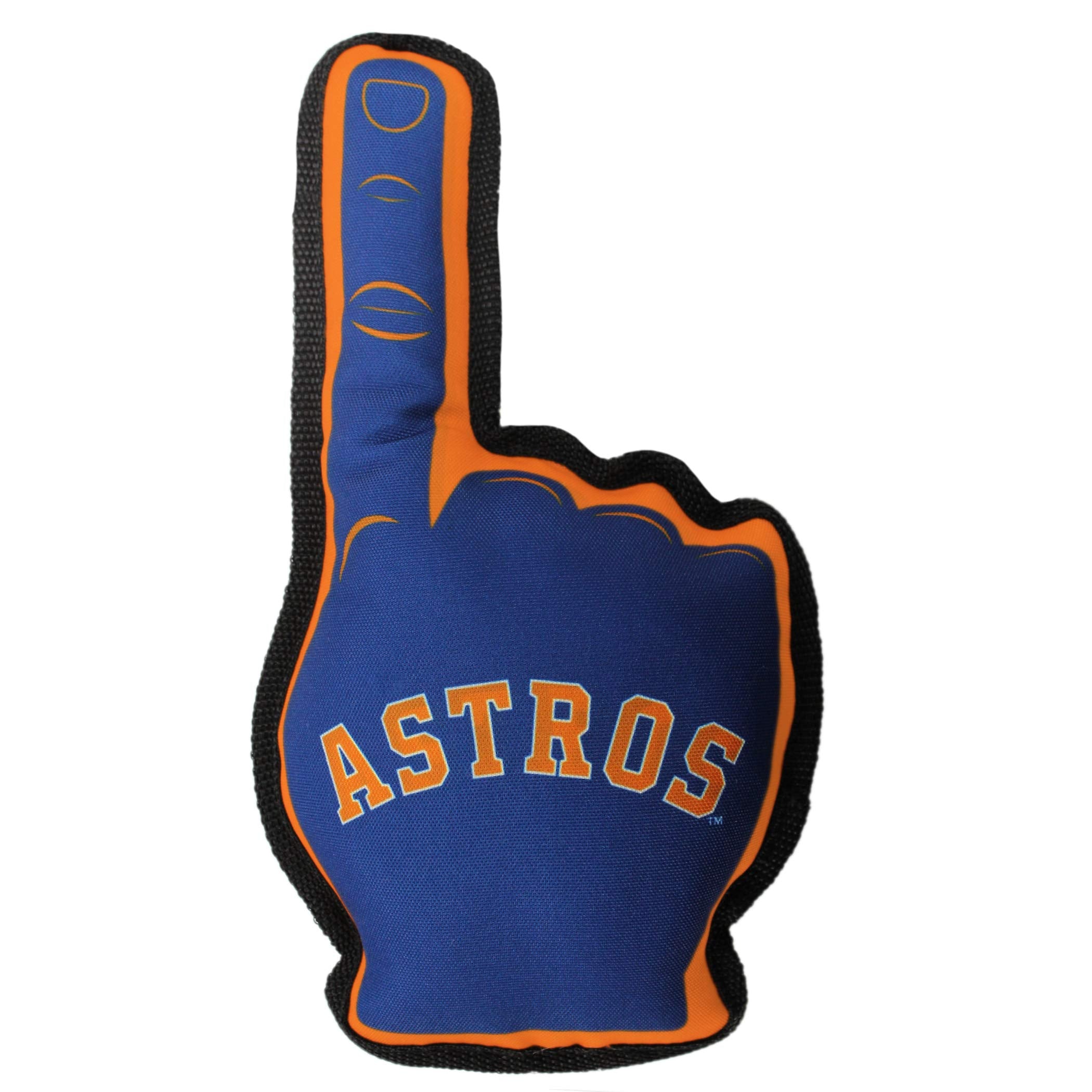 Pets First Mlb Houston Astros #1 Fan Toy. Best Sports Dog Toy With Double Stitched Trim And Tough Nylon Material Filled With Che