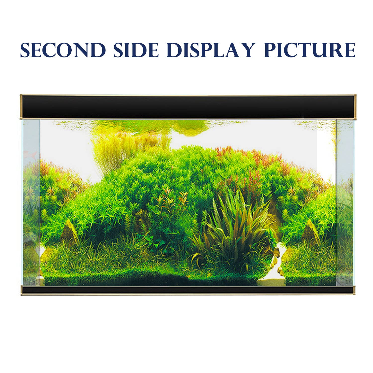 Elebox Fish Tank Stickers Wallpaper Seaweed Background Aquarium Background Decoration Water Plants Fish Tank Background 15.7'X 40'