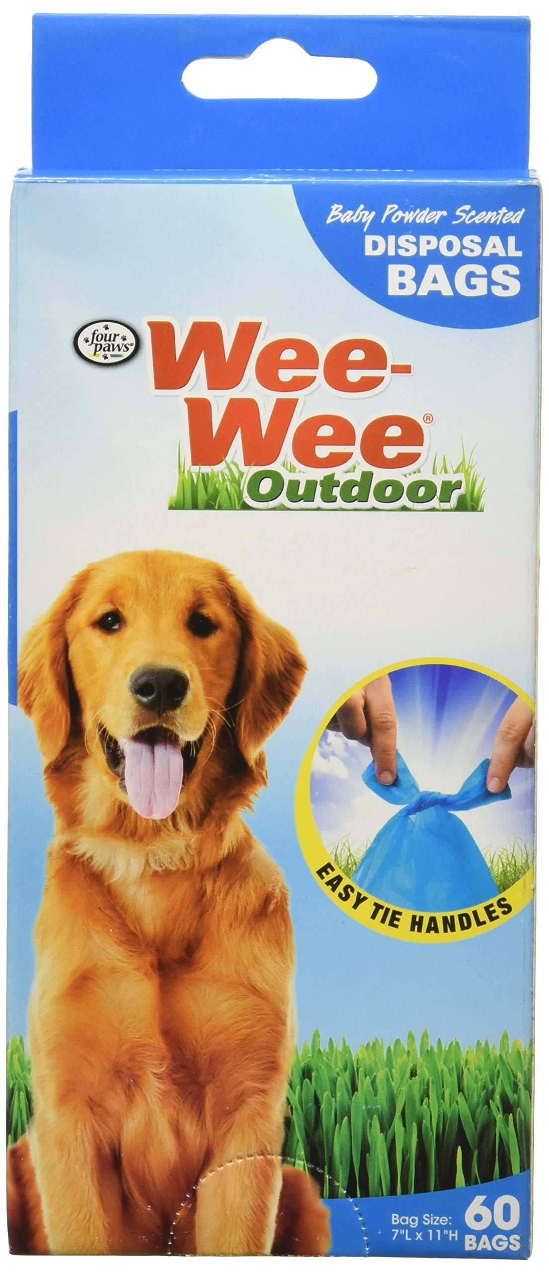 Four Paws Wee-Wee Outdoor, 60 Bags