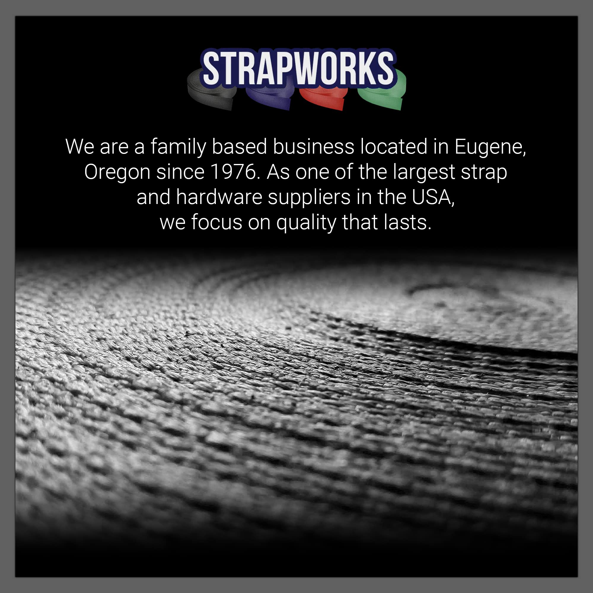 Strapworks Biothane Gold Series Reflective Webbing, 1' By 5 Yd, Black
